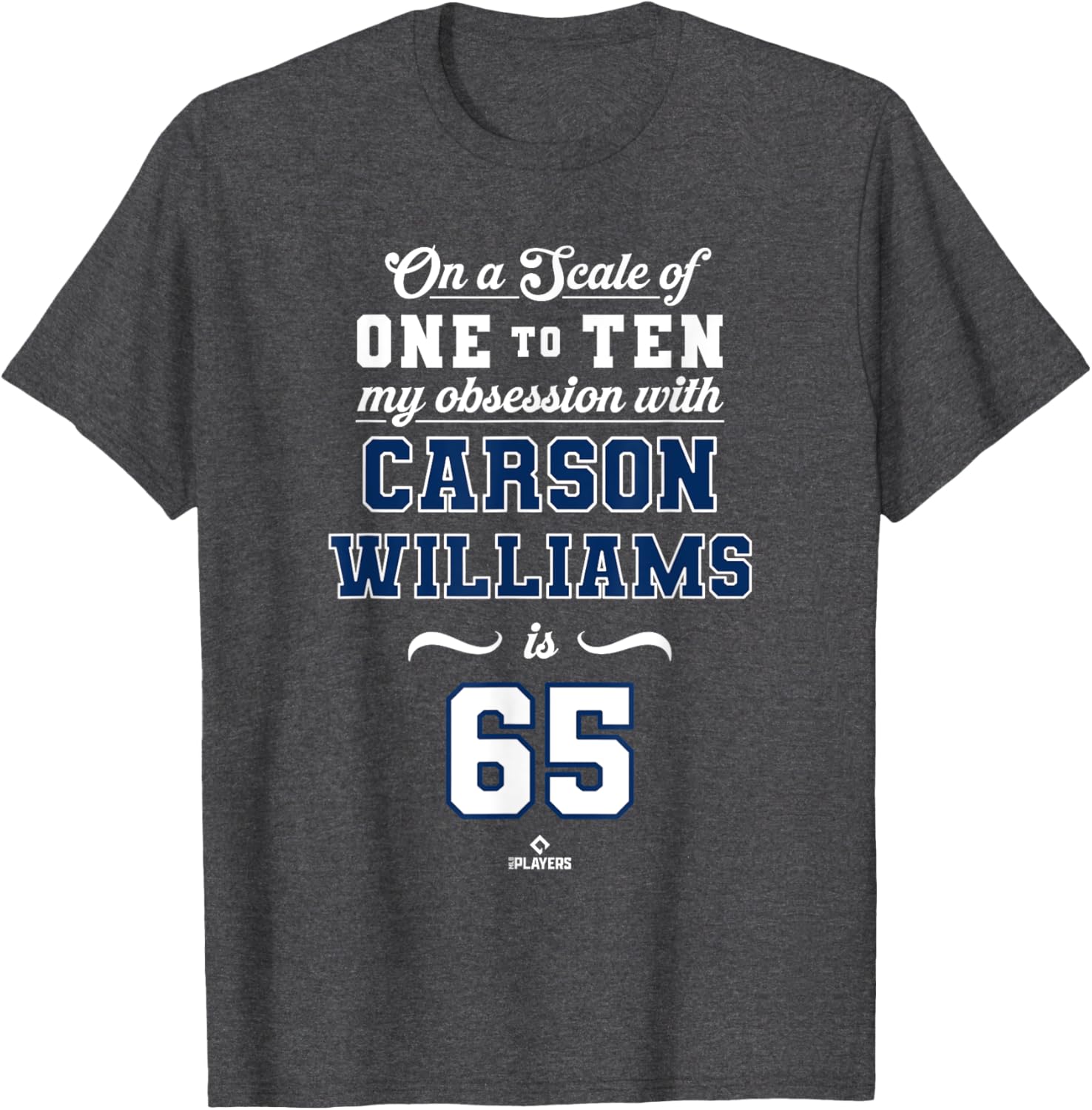 Obsession Carson Williams 65 Tampa Bay MLBPA T-Shirt for Fans - 1