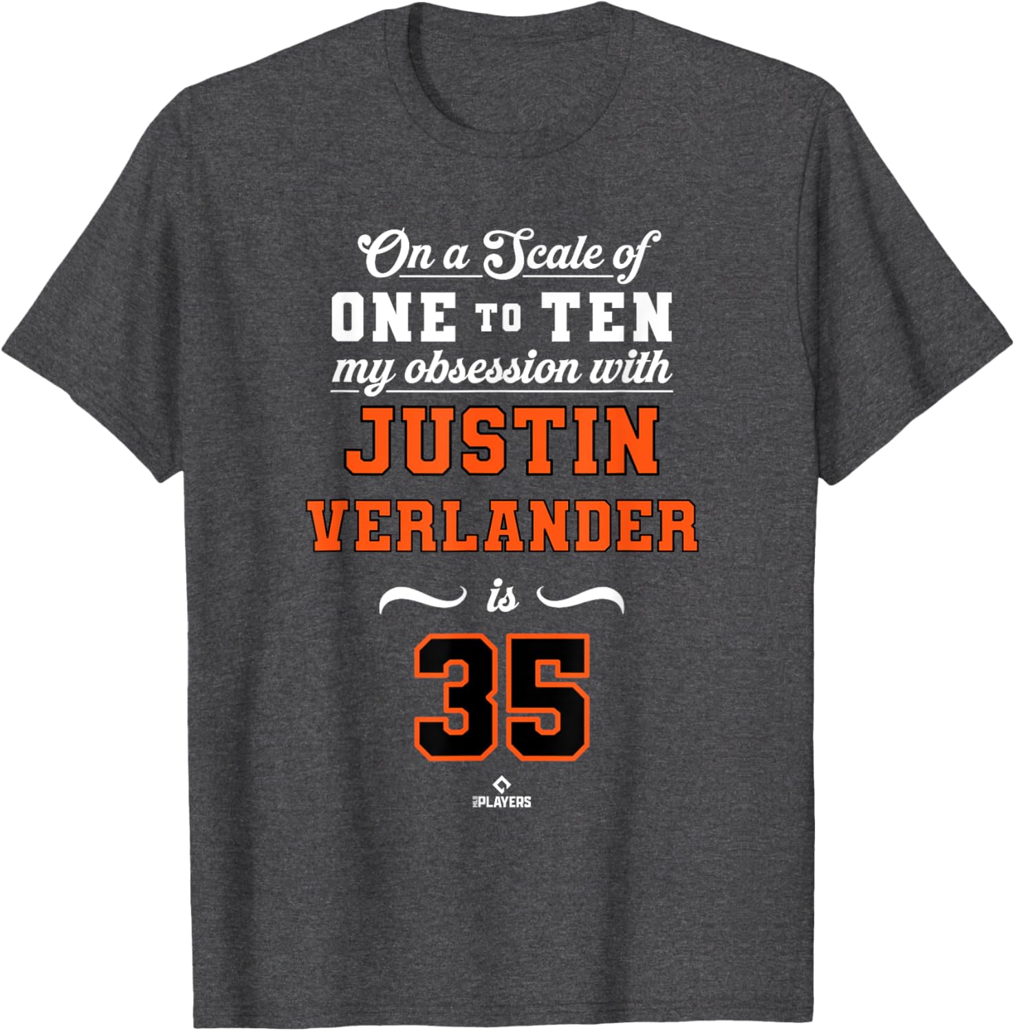Obsession Justin Verlander 35 San Francisco MLBPA T-Shirt for Fans - 2