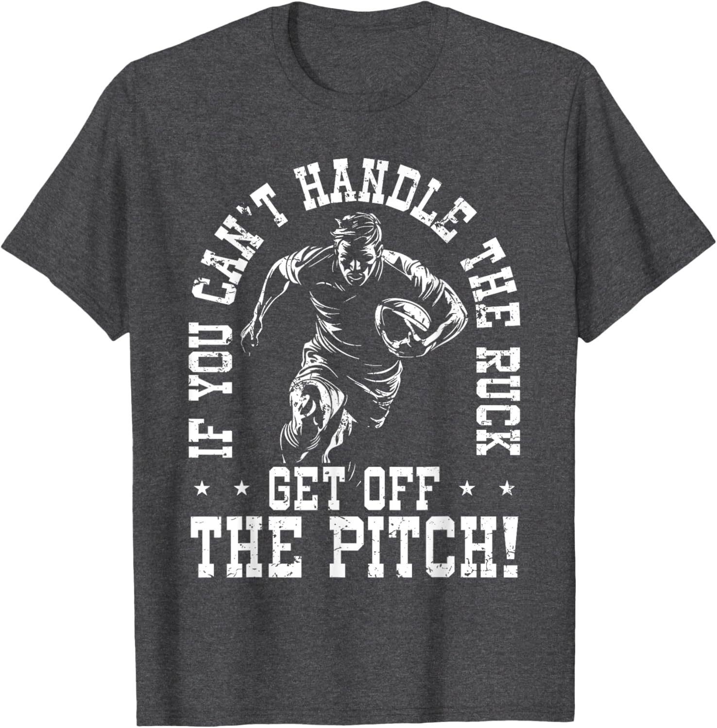 Rugby Player Get Off The Pitch Men's T-Shirt for Sports Enthusiasts - 5