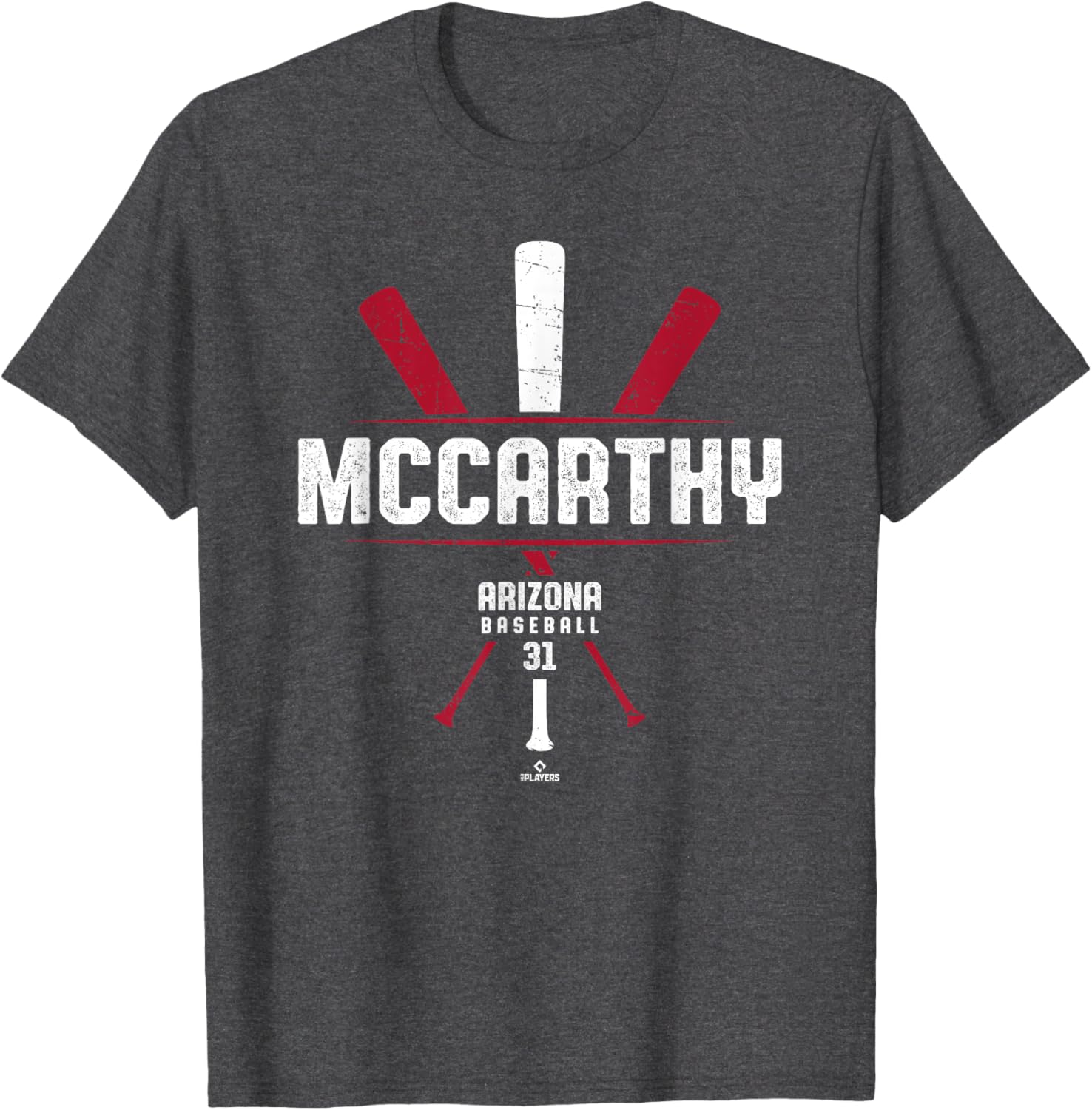 Vintage Jake McCarthy Arizona Baseball T-Shirt for Gameday Style - 3