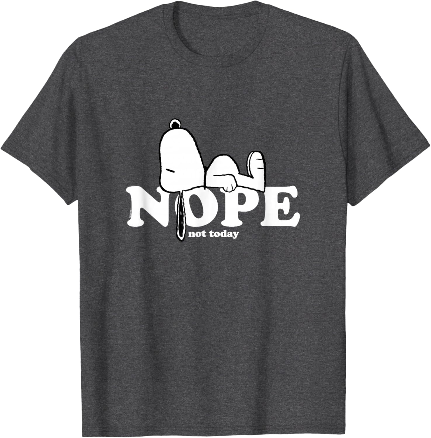 Snoopy Nope T-Shirt Fun Graphic Tee for Casual Wear and Gifts - 5
