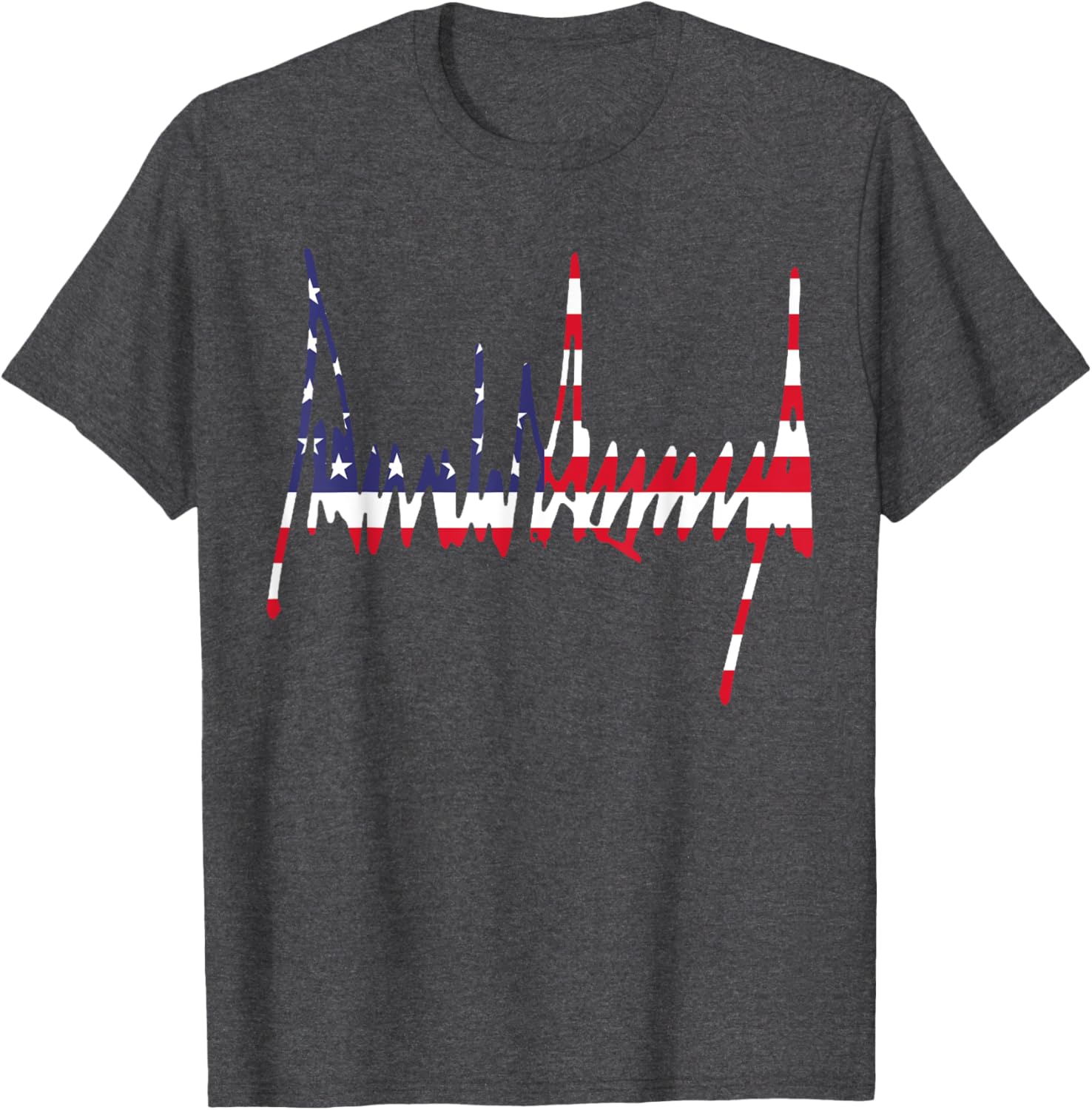 Signature US Flag Number 47 Jersey 45th Anniversary 4th of July Tee - 17
