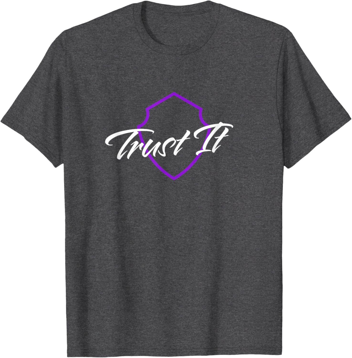 Trust It Shield T-Shirt for Men and Women - Stylish Comfortable Wear - 16