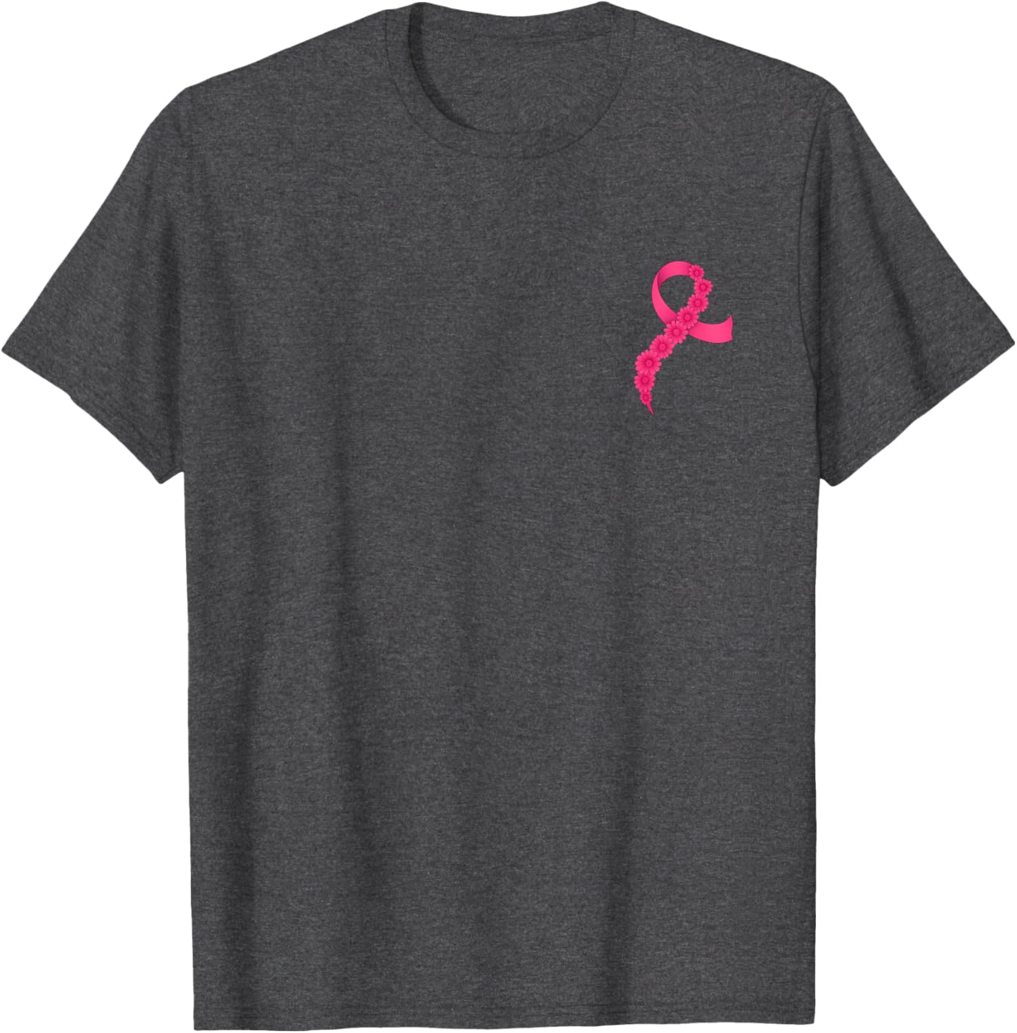Support Breast Cancer Awareness with Pink Ribbon T-Shirt for Men and Women - 19