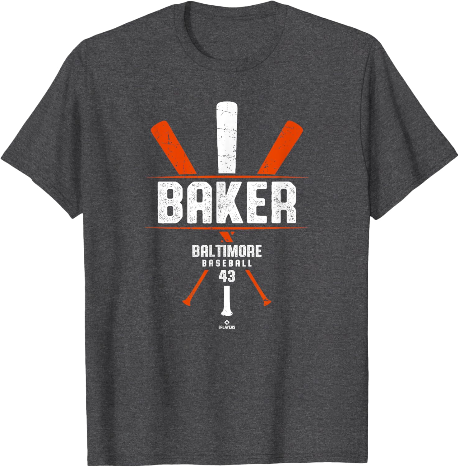 Vintage Baseball Bat T-Shirt for Gameday Fans - Bryan Baker Baltimore Style - 2