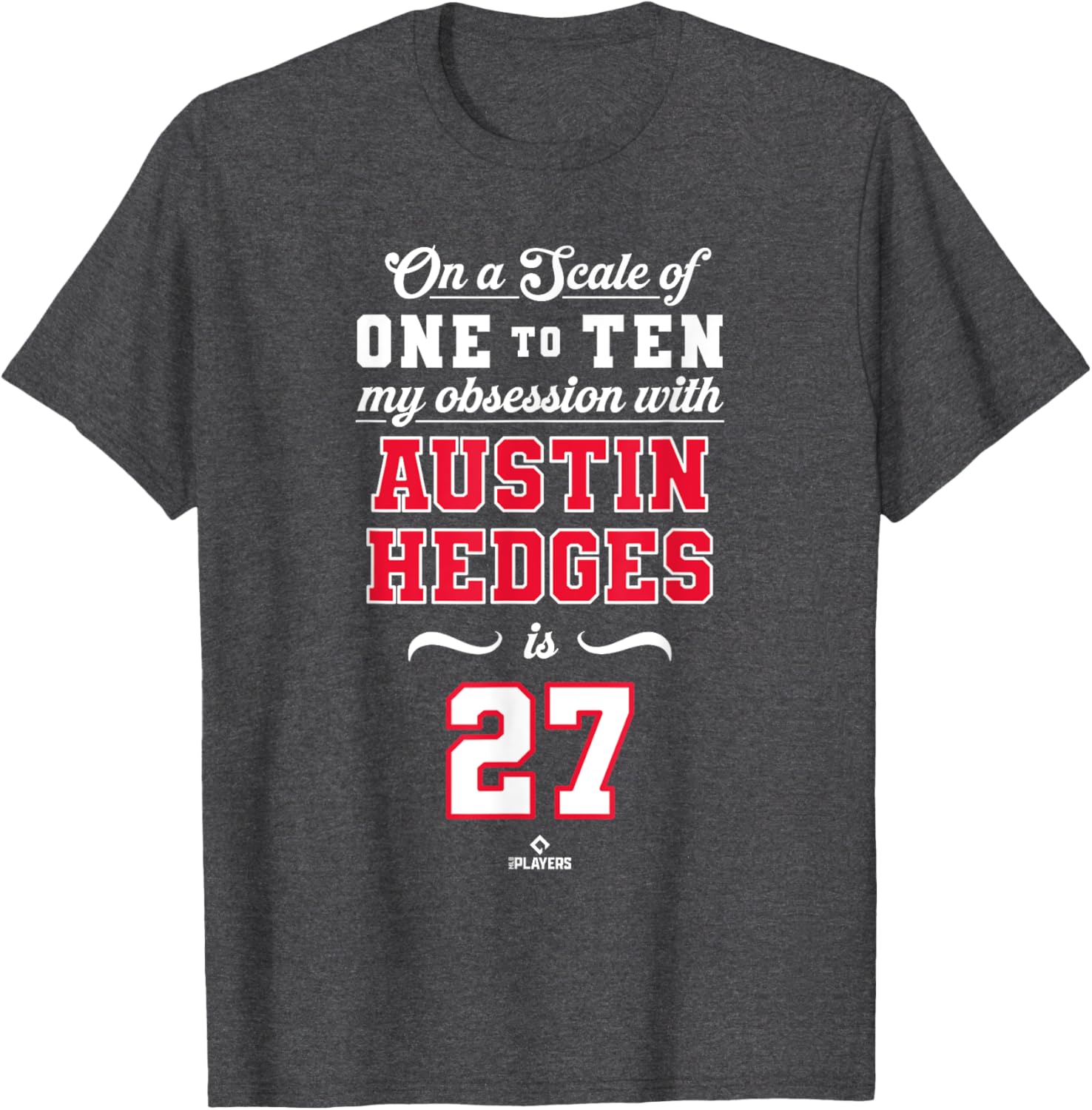 Obsession Austin Hedges 27 Cleveland MLBPA T-Shirt for Fans - 3