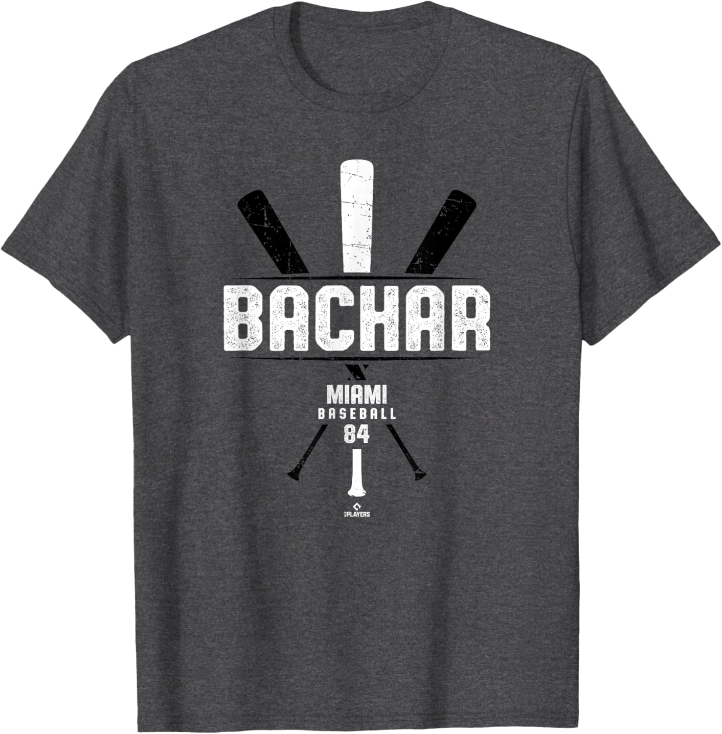 Vintage Gameday Baseball Bat T-Shirt for Lake Bachar Miami Fans - 4