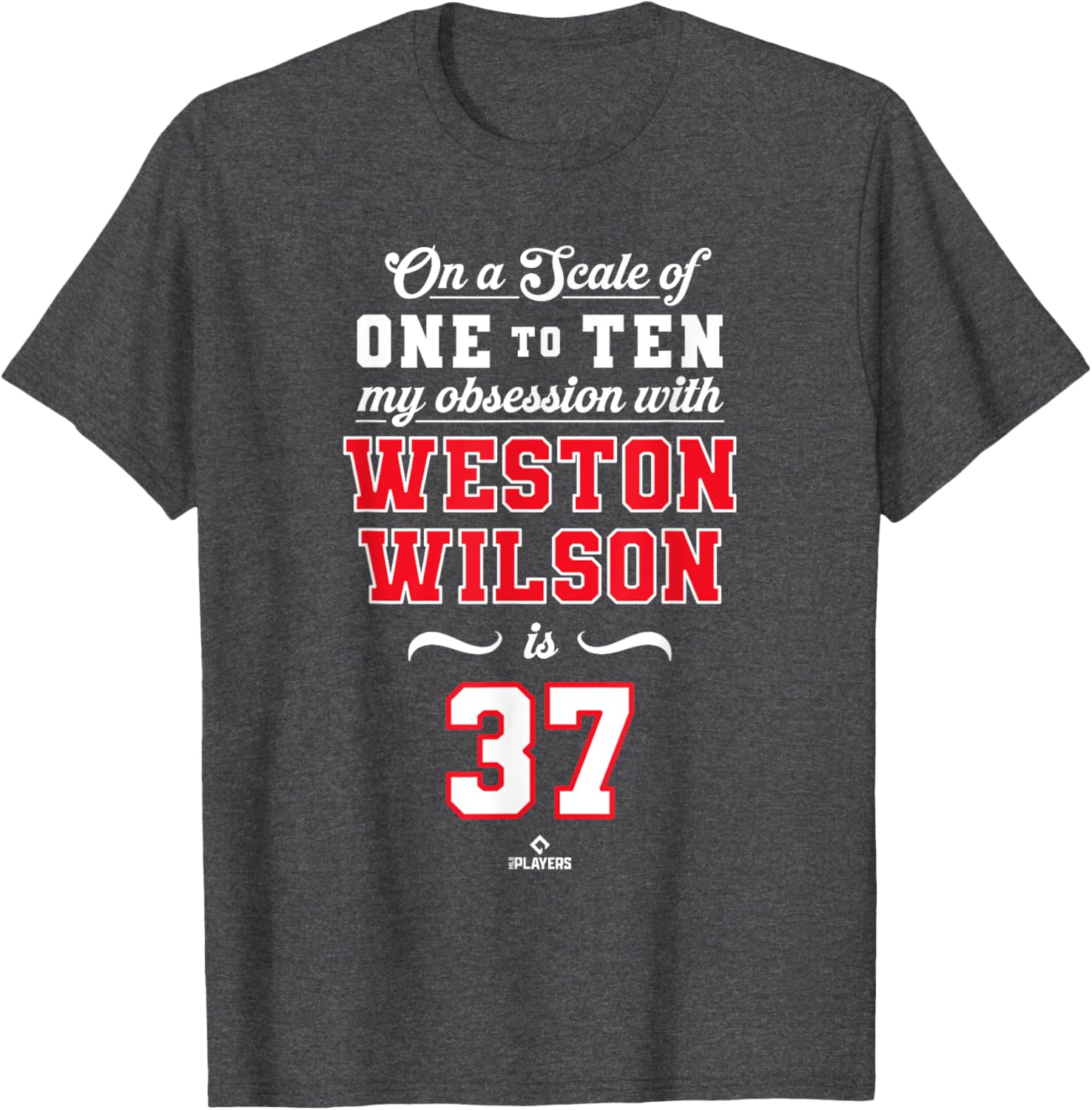Obsession Weston Wilson 37 Philadelphia MLBPA T-Shirt for Fans - 3
