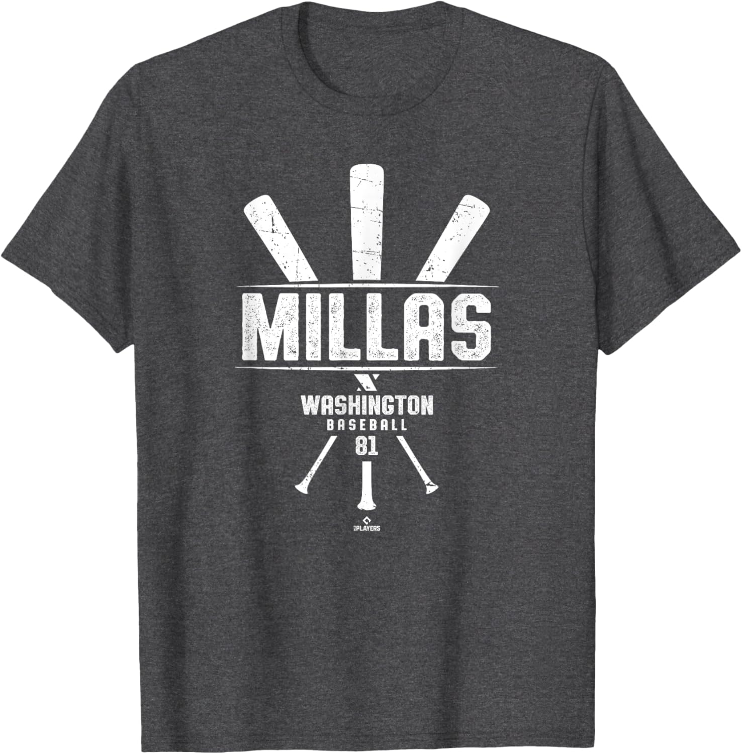 Vintage Drew Millas Washington Baseball T-Shirt for Gameday Style - 3