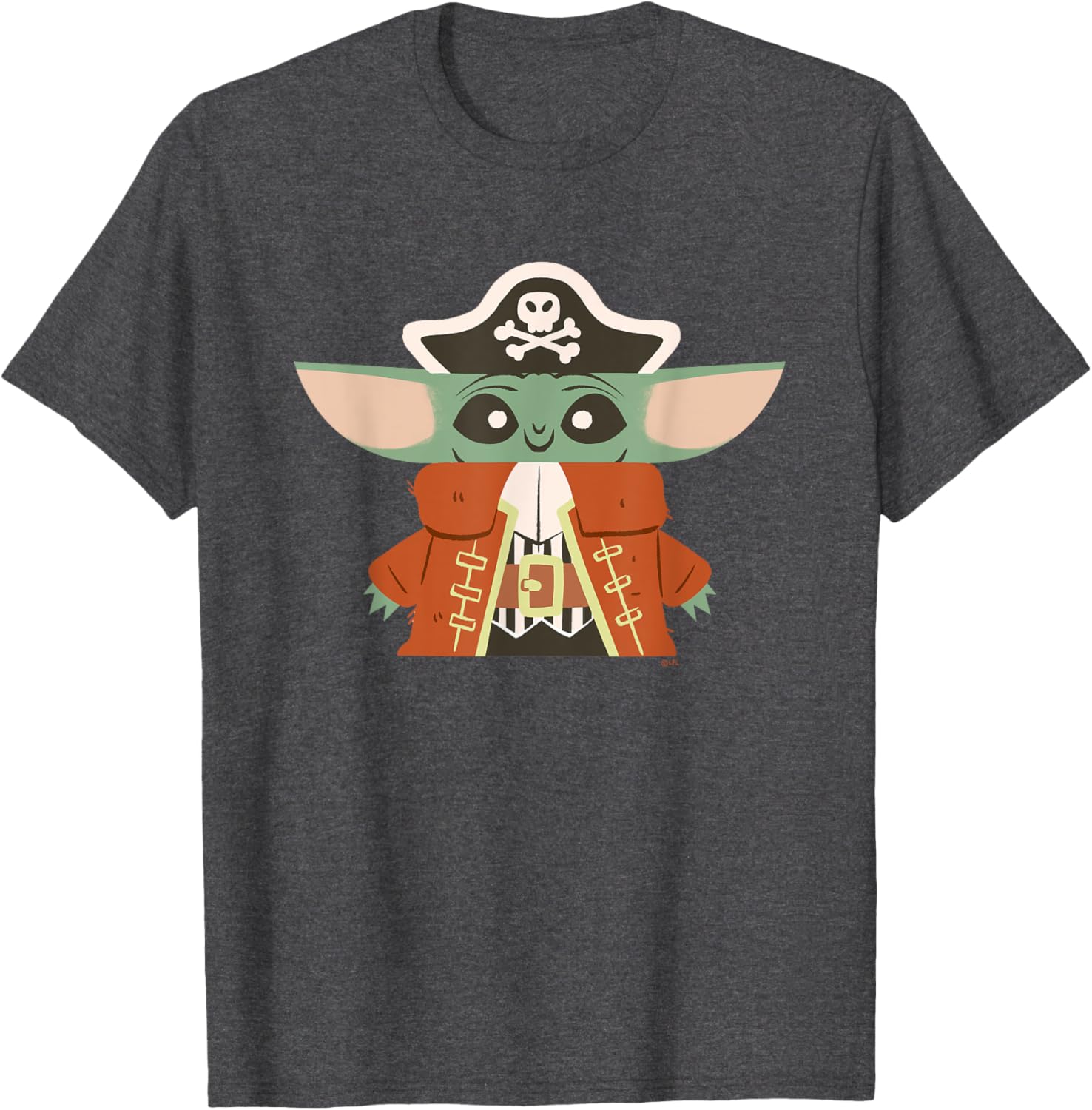 Grogu The Mandalorian Pirate Halloween Costume T-Shirt for Kids and Adults - 7