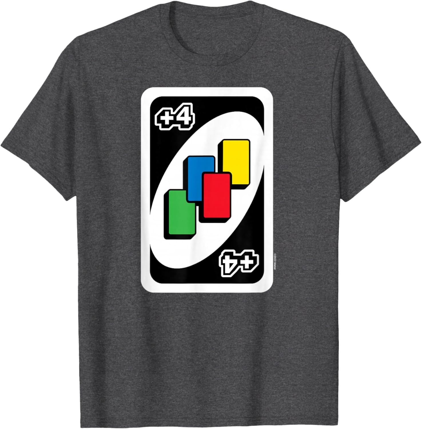 UNO Draw Four Card T-Shirt Fun Casual Wear for Game Lovers - 2