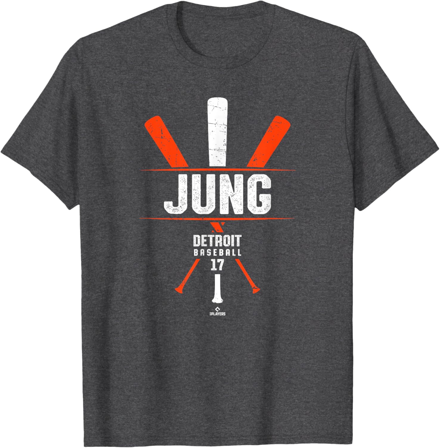 Vintage Detroit Baseball T-Shirt featuring Gameday Jace Jung Design - 1