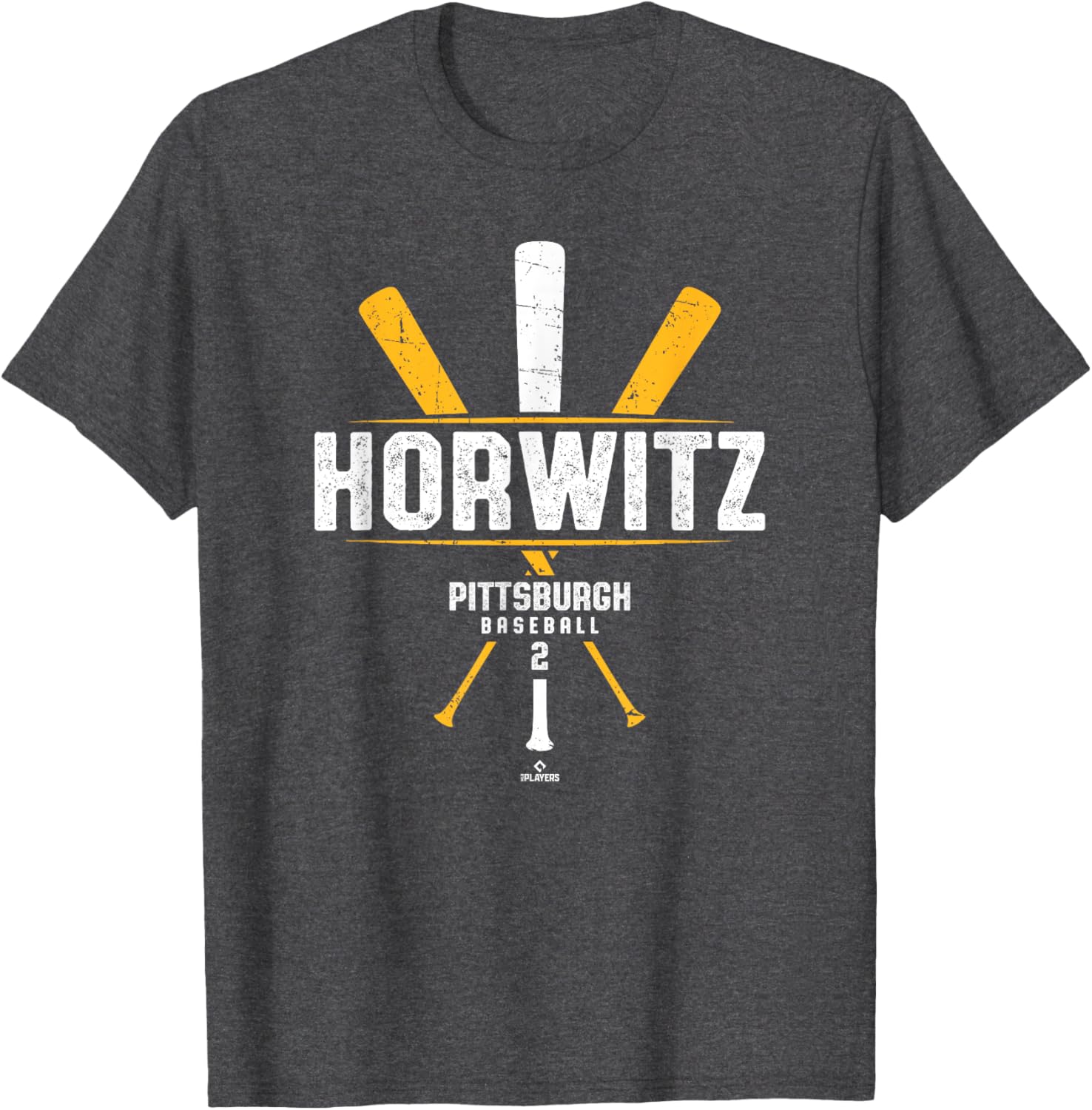 Vintage Pittsburgh T-Shirt with Spencer Horwitz Baseball Bat Design - 3