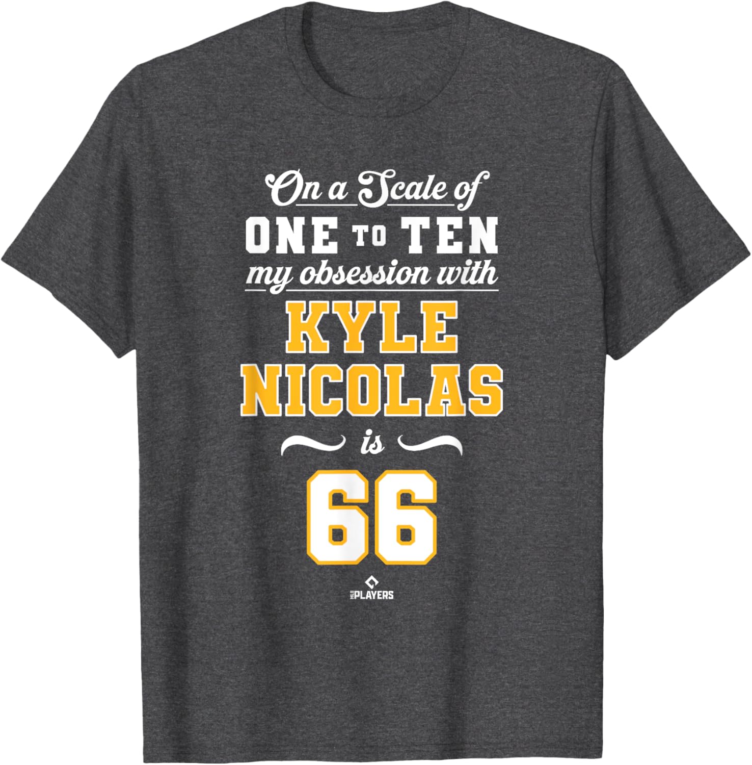 Obsession Kyle Nicolas 66 Pittsburgh MLBPA T-Shirt for Fans and Collectors - 2