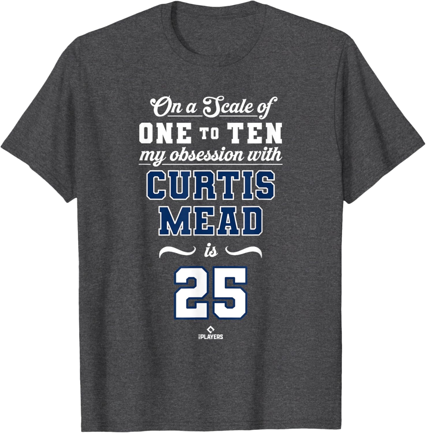 Obsession Curtis Mead 25 Tampa Bay MLBPA T-Shirt for Fans and Collectors - 3