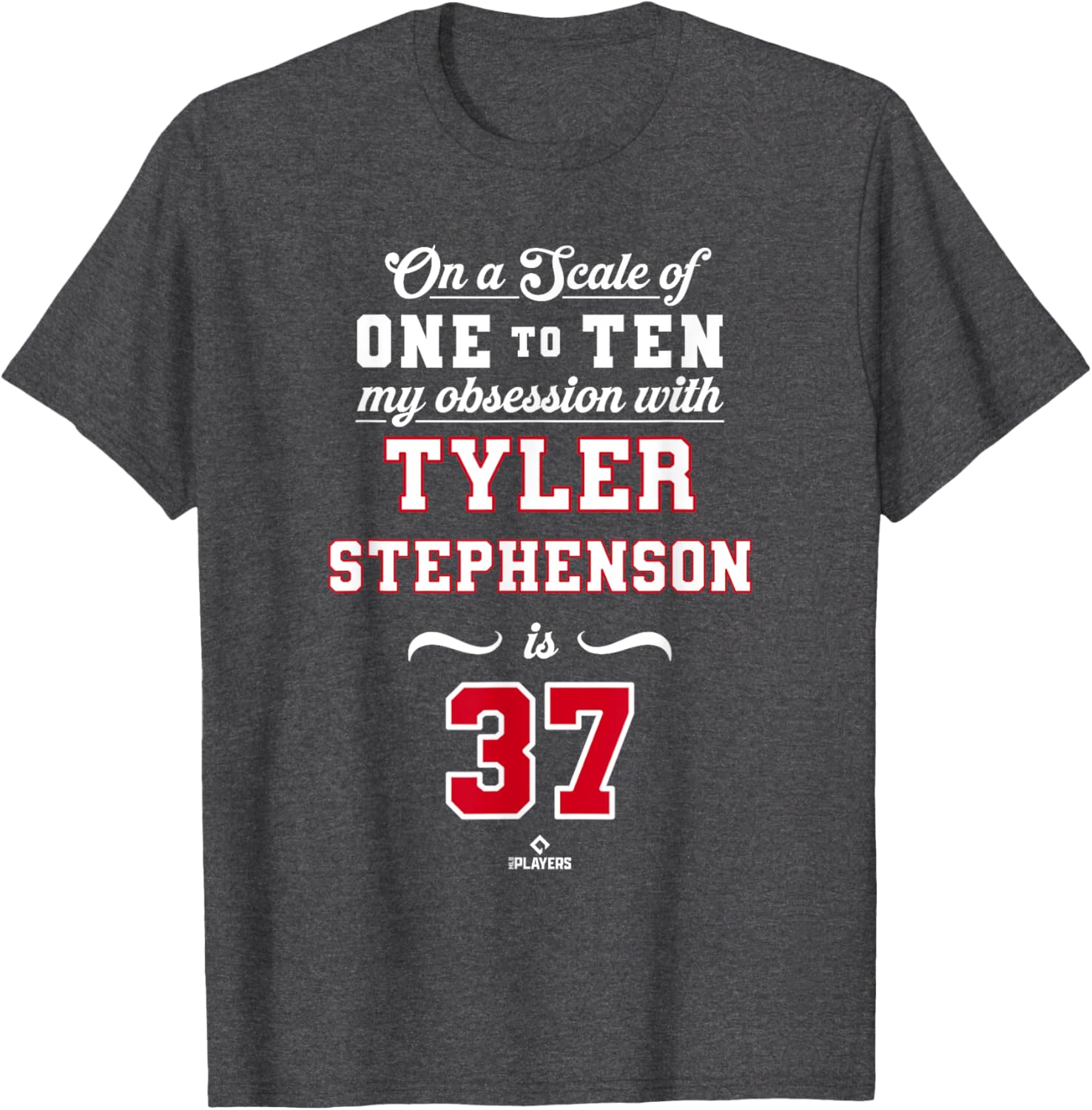 Obsession Tyler Stephenson Cincinnati 37 MLBPA T-Shirt for Fans - 1