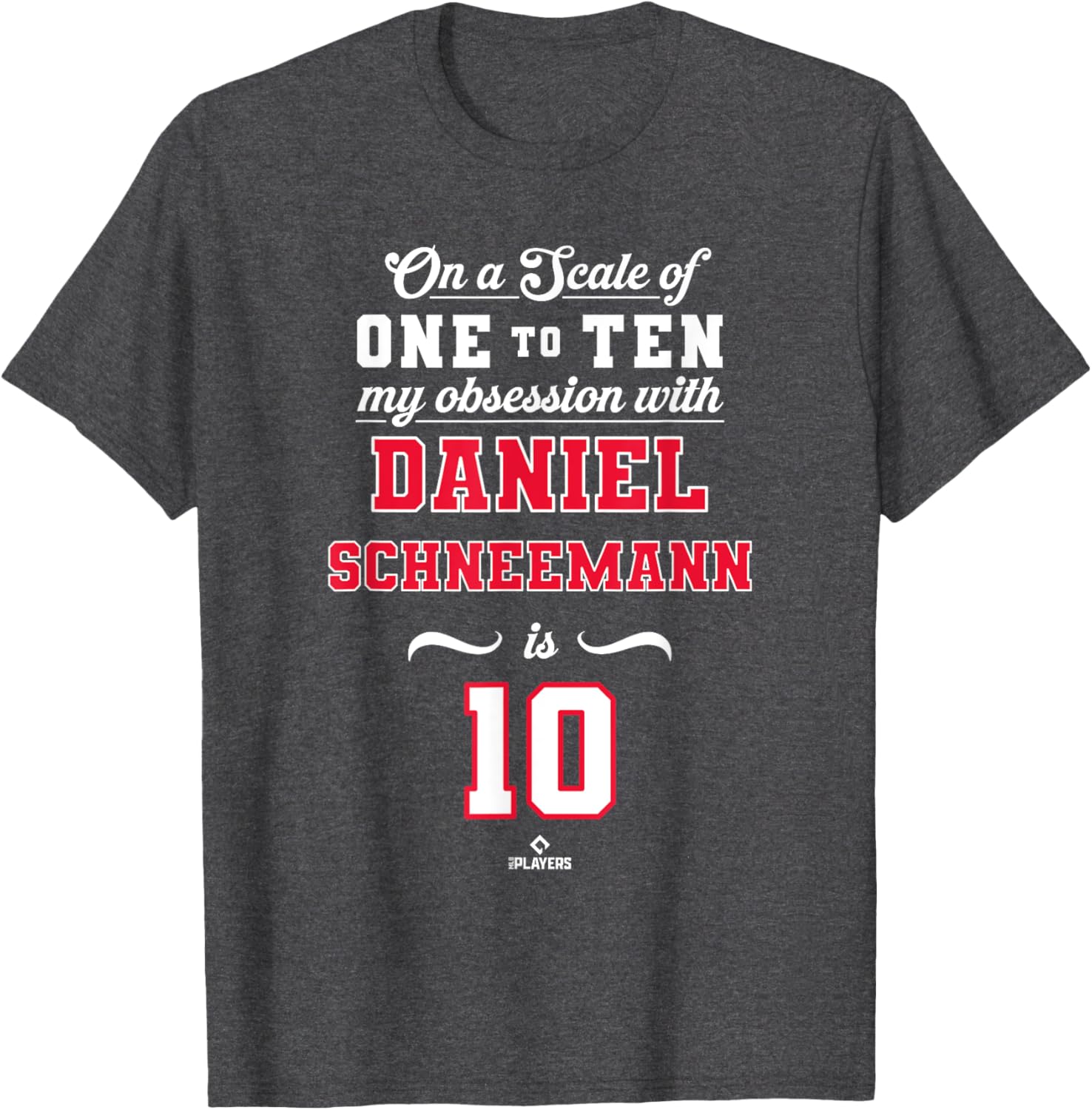 Obsession Daniel Schneemann 10 Cleveland MLBPA T-Shirt for Fans - 1