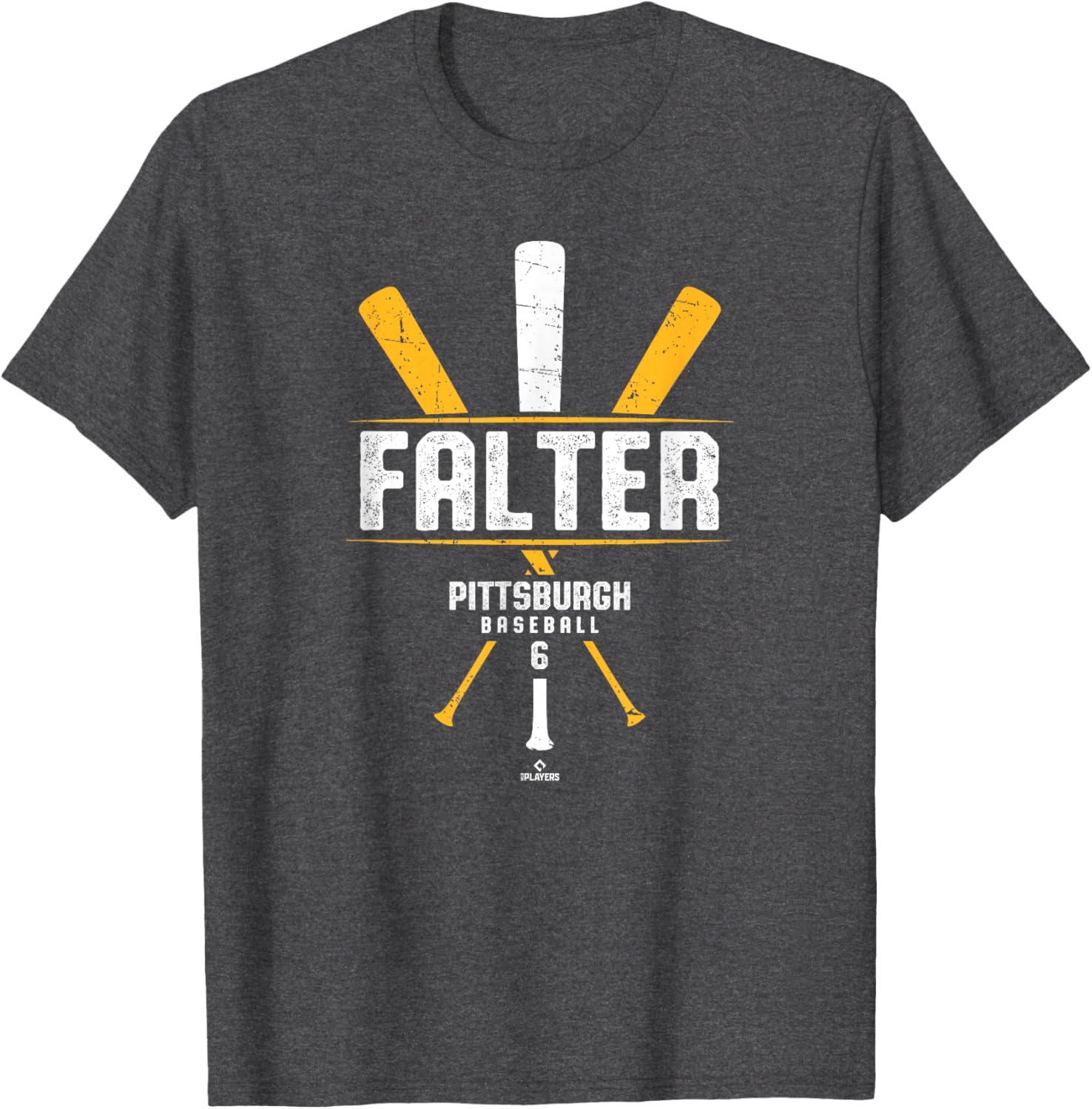 Vintage Gameday Bailey Falter Pittsburgh Baseball Bat T-Shirt - 1