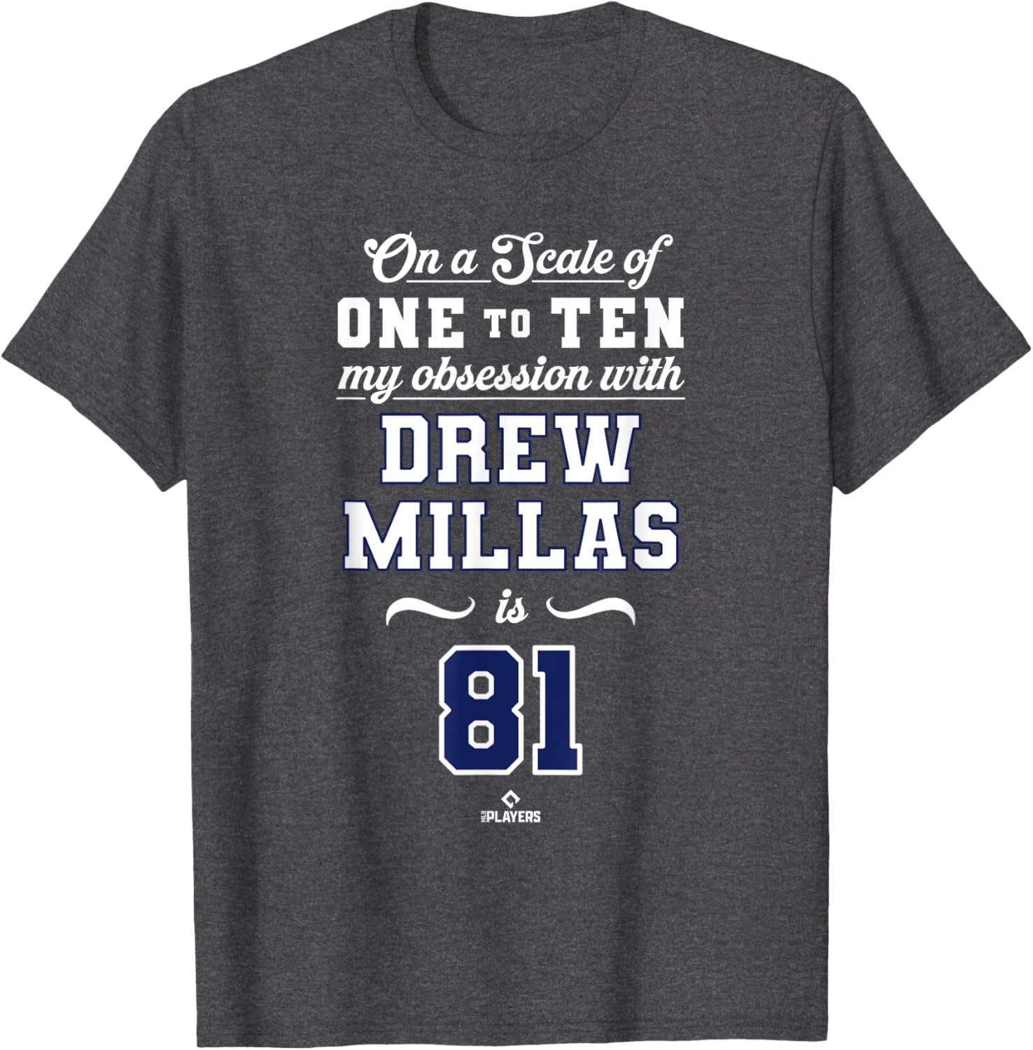 Obsession Drew Millas 81 Washington MLBPA T-Shirt for Fans and Collectors - 5