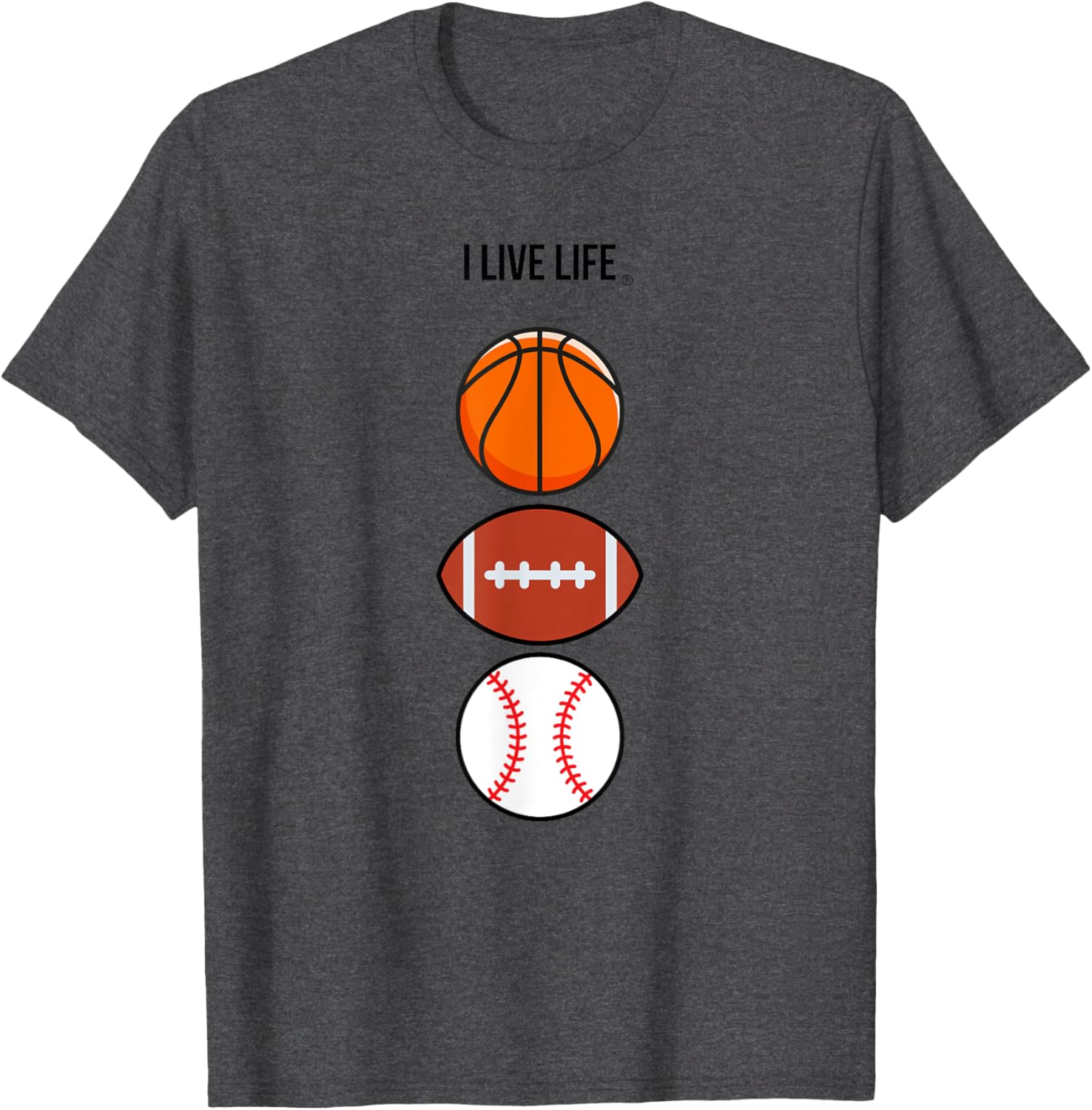 Ultimate Sports Fan T-Shirt for Basketball Football Baseball Lovers - 21
