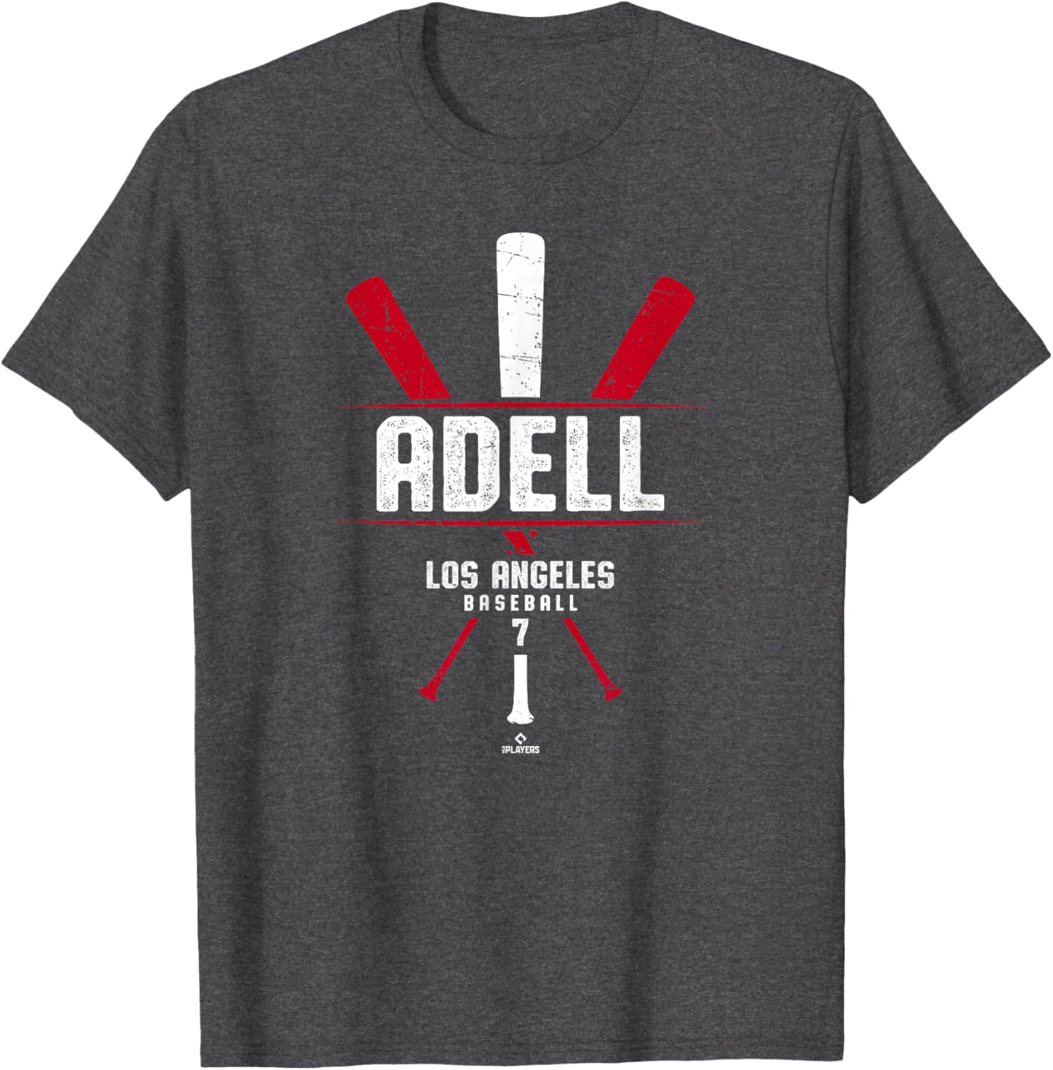 Vintage Jo Adell Gameday T-Shirt - Los Angeles Baseball Bat Design - 1