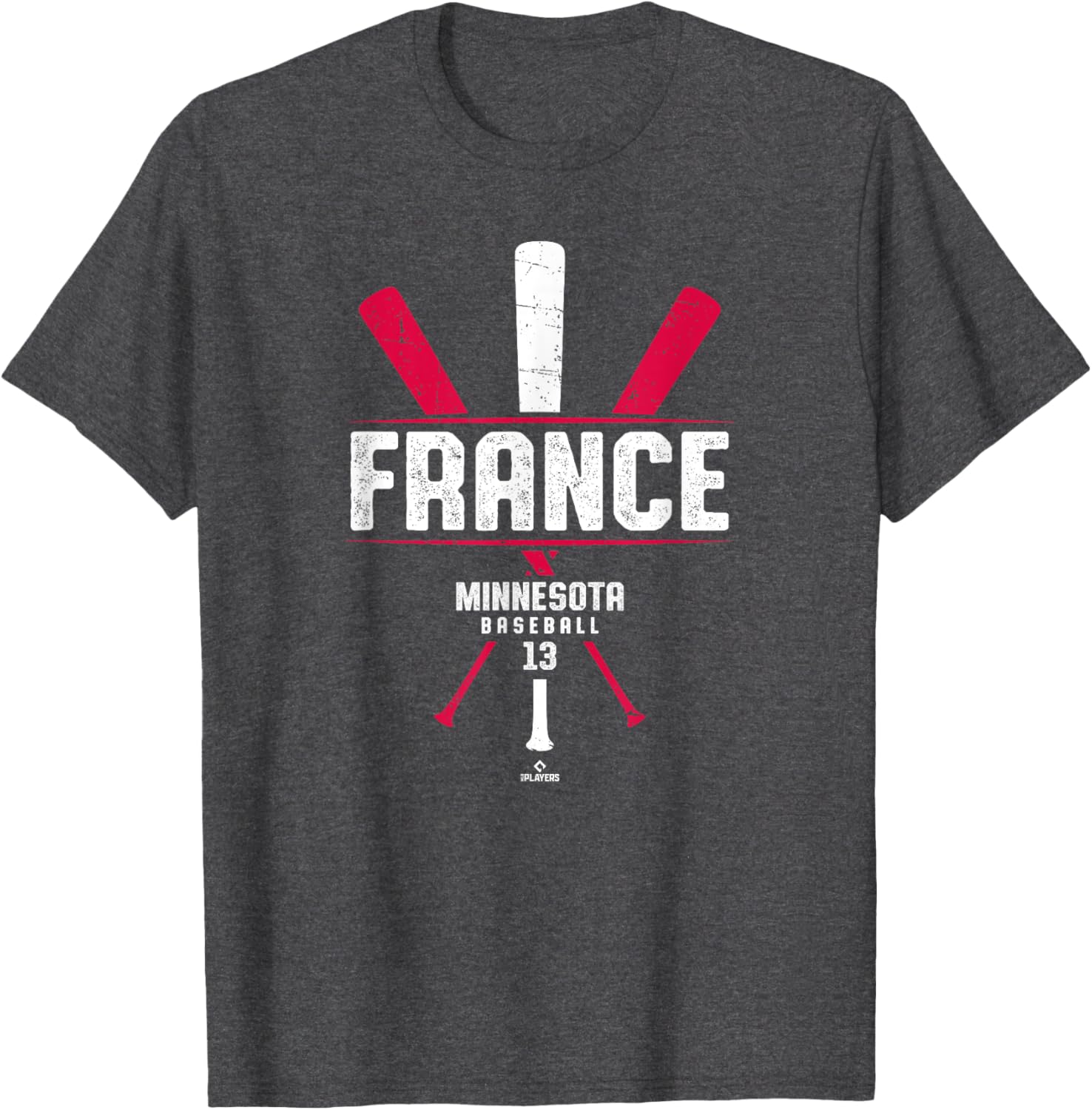 Vintage Ty France Gameday Baseball T-Shirt for Minnesota Fans - 2