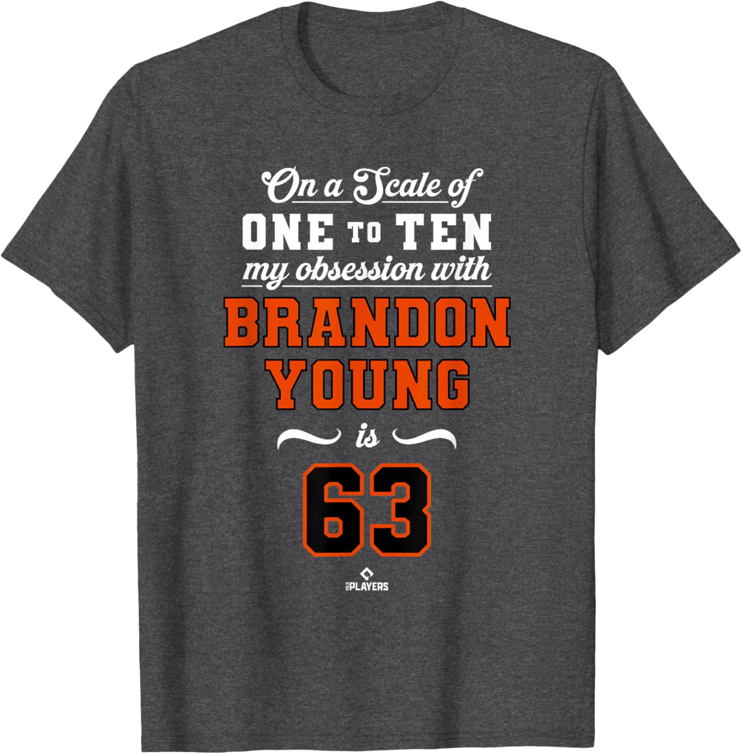 Obsession Brandon Young 63 Baltimore MLBPA T-Shirt for Fans - 4