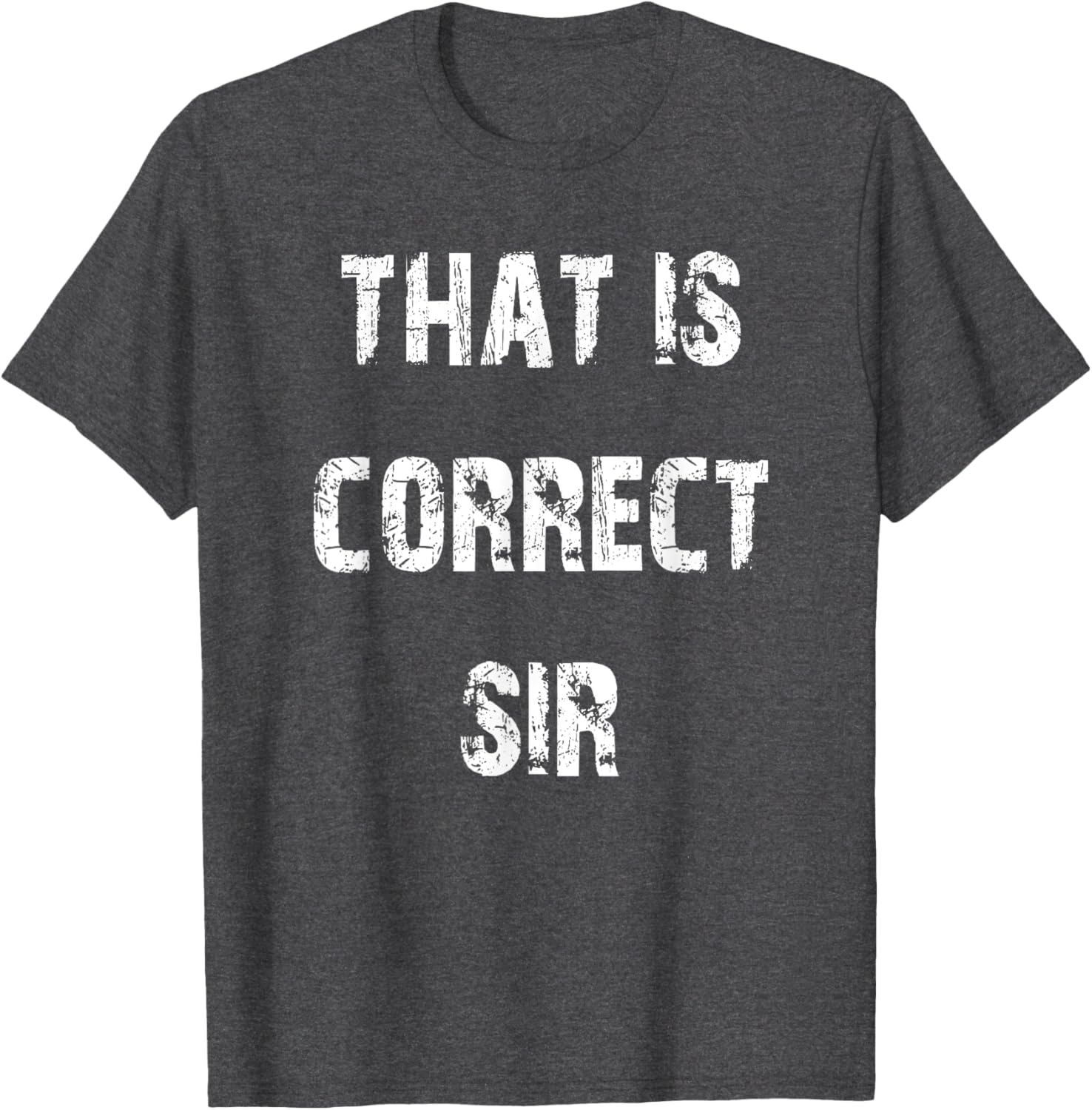 That Is Correct Sir T-Shirt for Men and Women - Fun Casual Apparel - 26