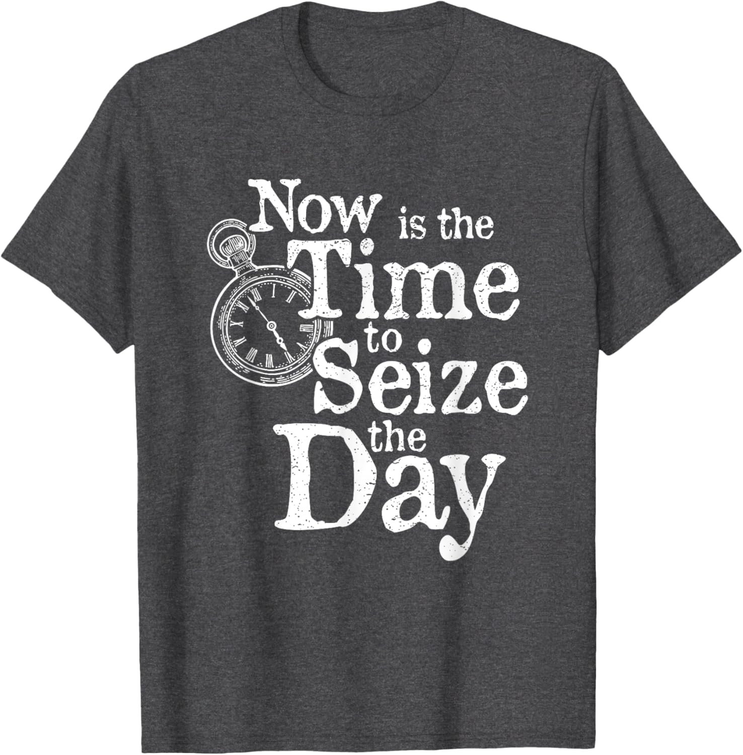 Seize the Day Motivational Quote T-Shirt for Back to School Fun - 17