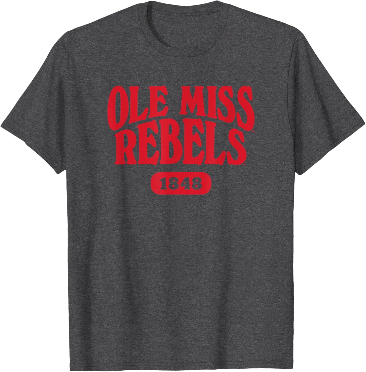 Ole Miss Rebels Established School T-Shirt for Sports Fans and Outdoors - 1