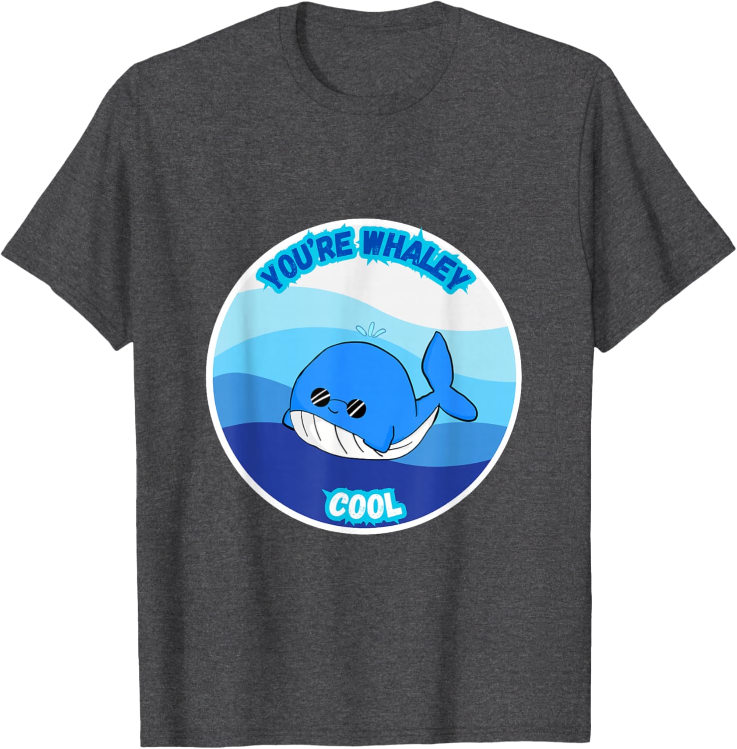 Whaley Cool Whale Graphic Tee Perfect for Ocean Lovers and Casual Wear - 16