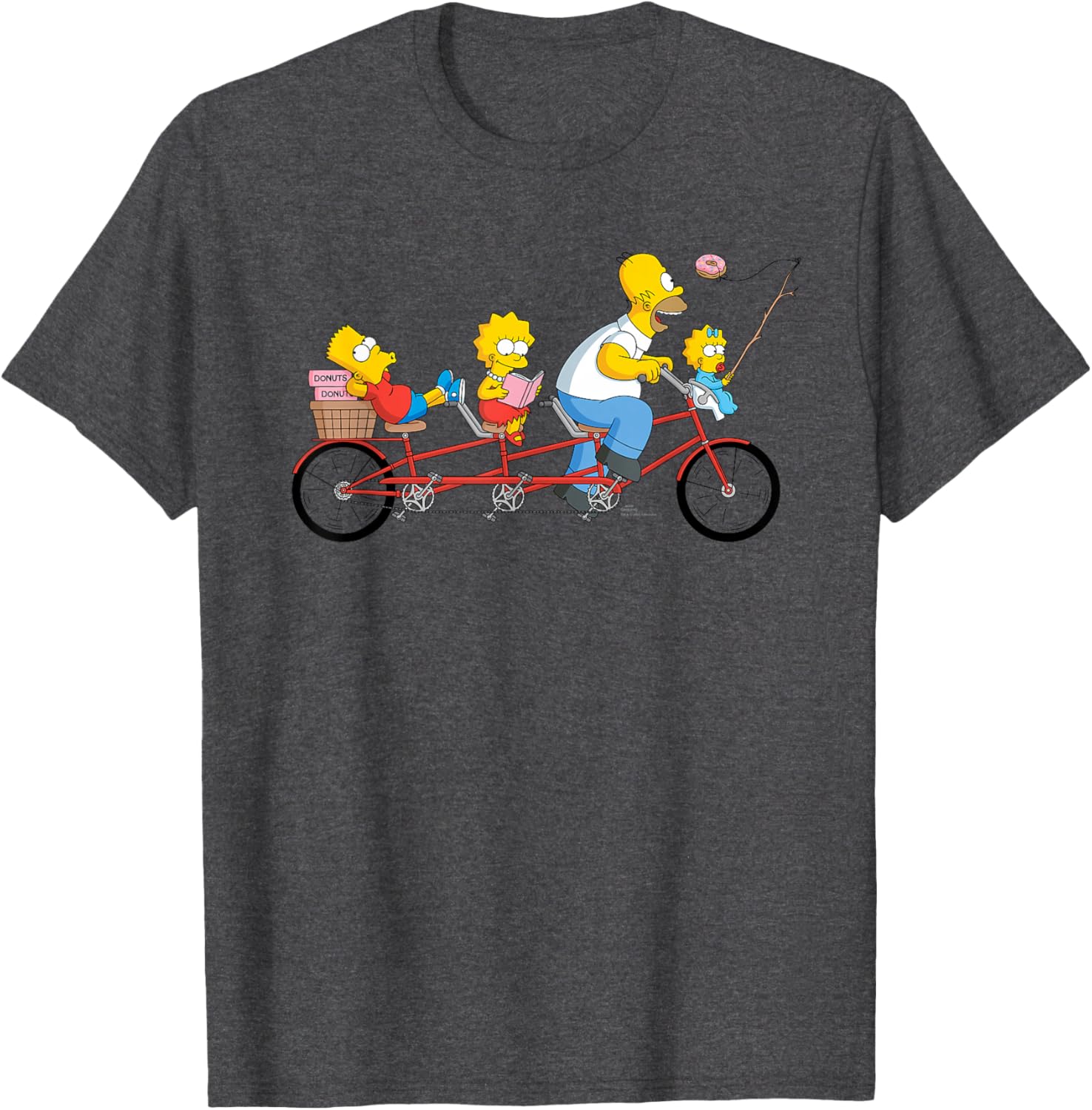 The Simpsons Father's Day Homer Kids Bike Ride T-Shirt for Dad - 27