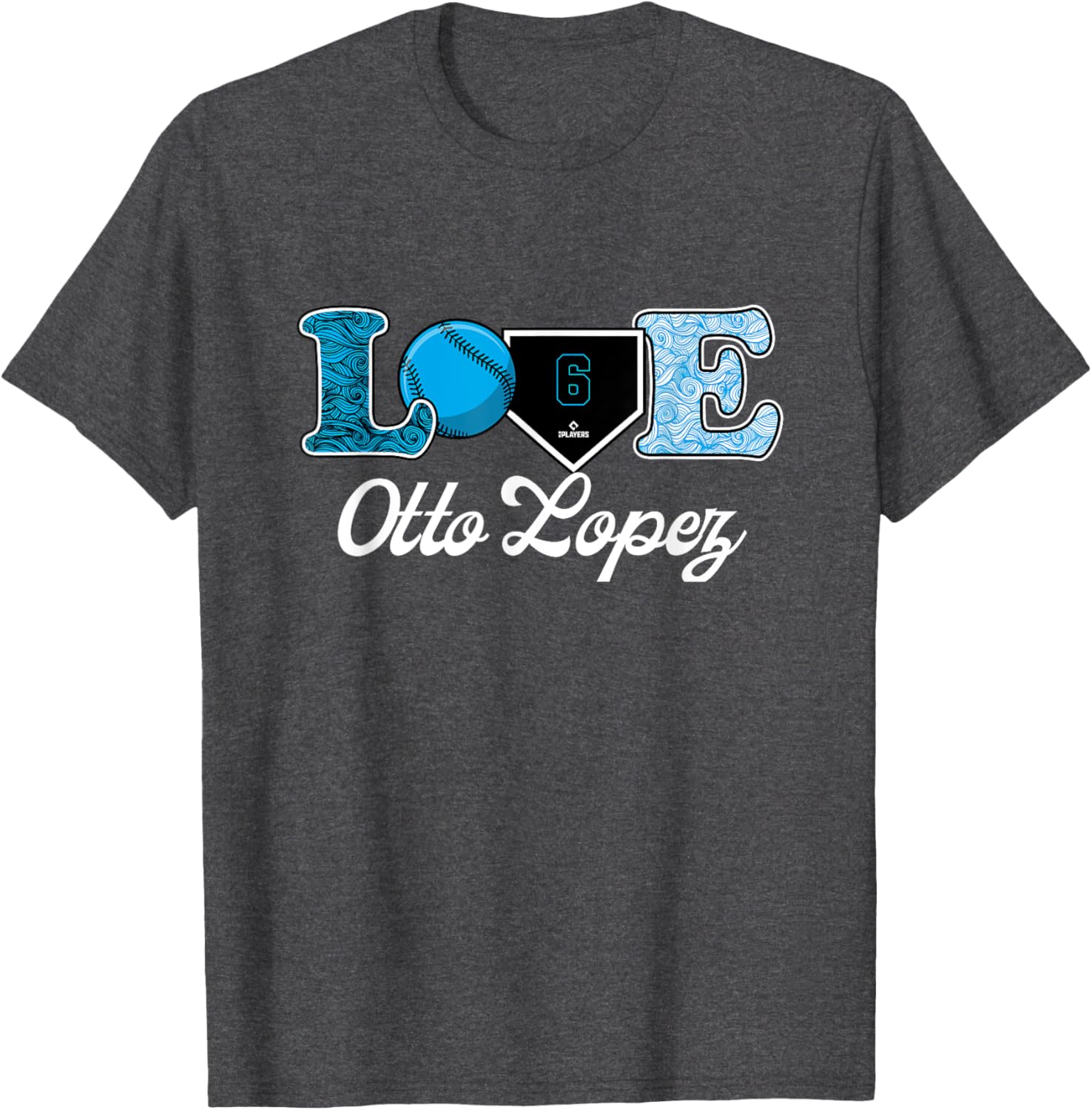 Otto Lopez Miami Baseball T-Shirt MLBPA Stylish Fan Apparel Classic Design - 1