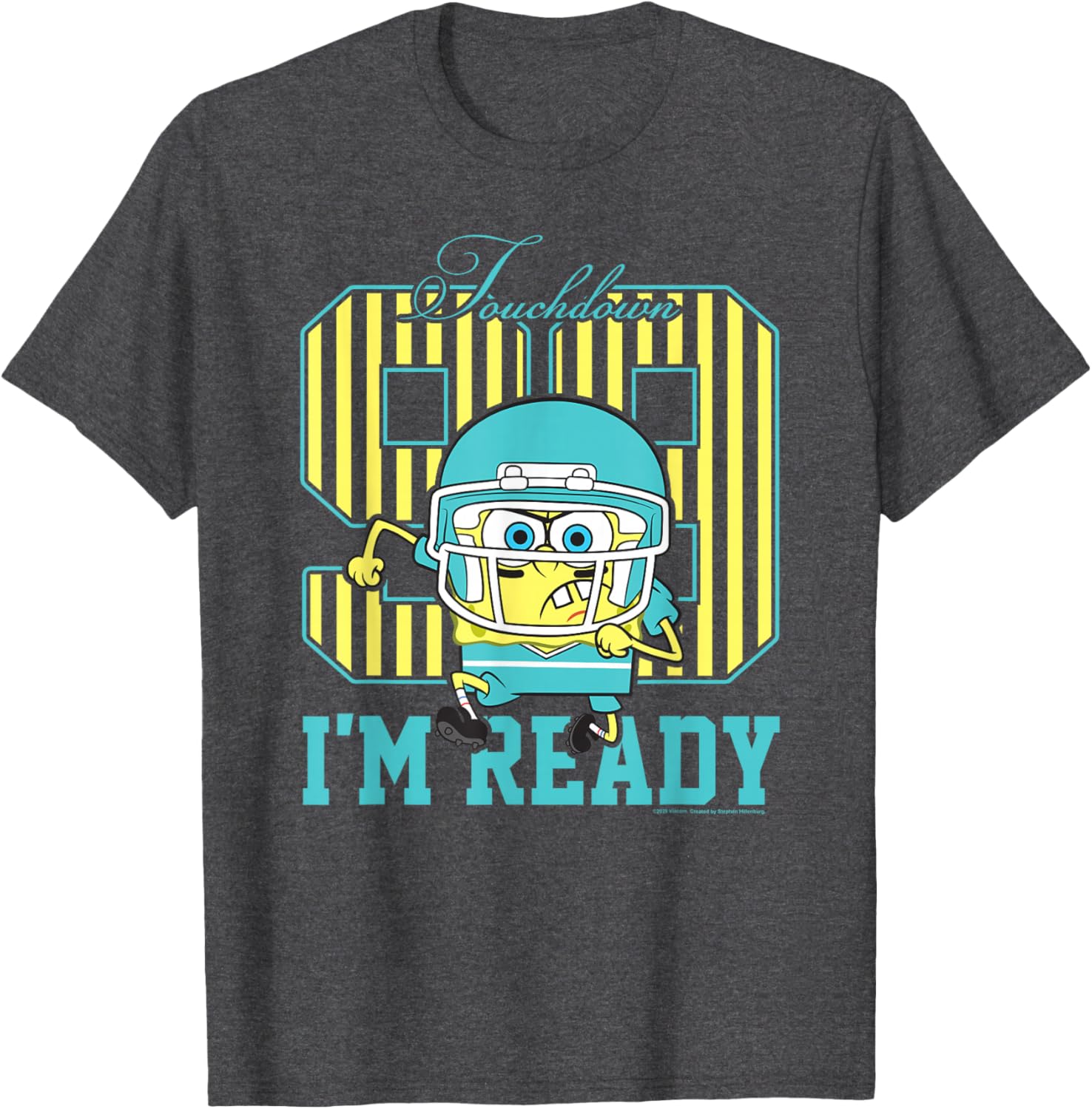 SpongeBob SquarePants Retro Touchdown T-Shirt for Fun Fashion Lovers - 4