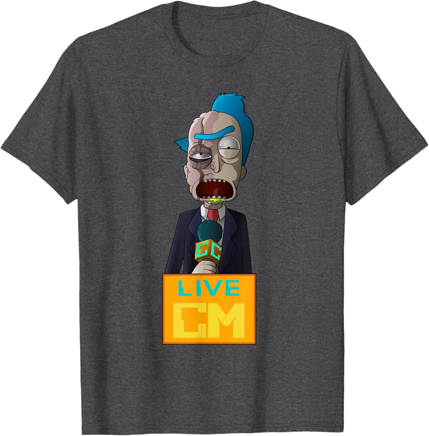 Rick and Morty Reporter Rick 0716-C T-Shirt for Fans and Collectors - 5