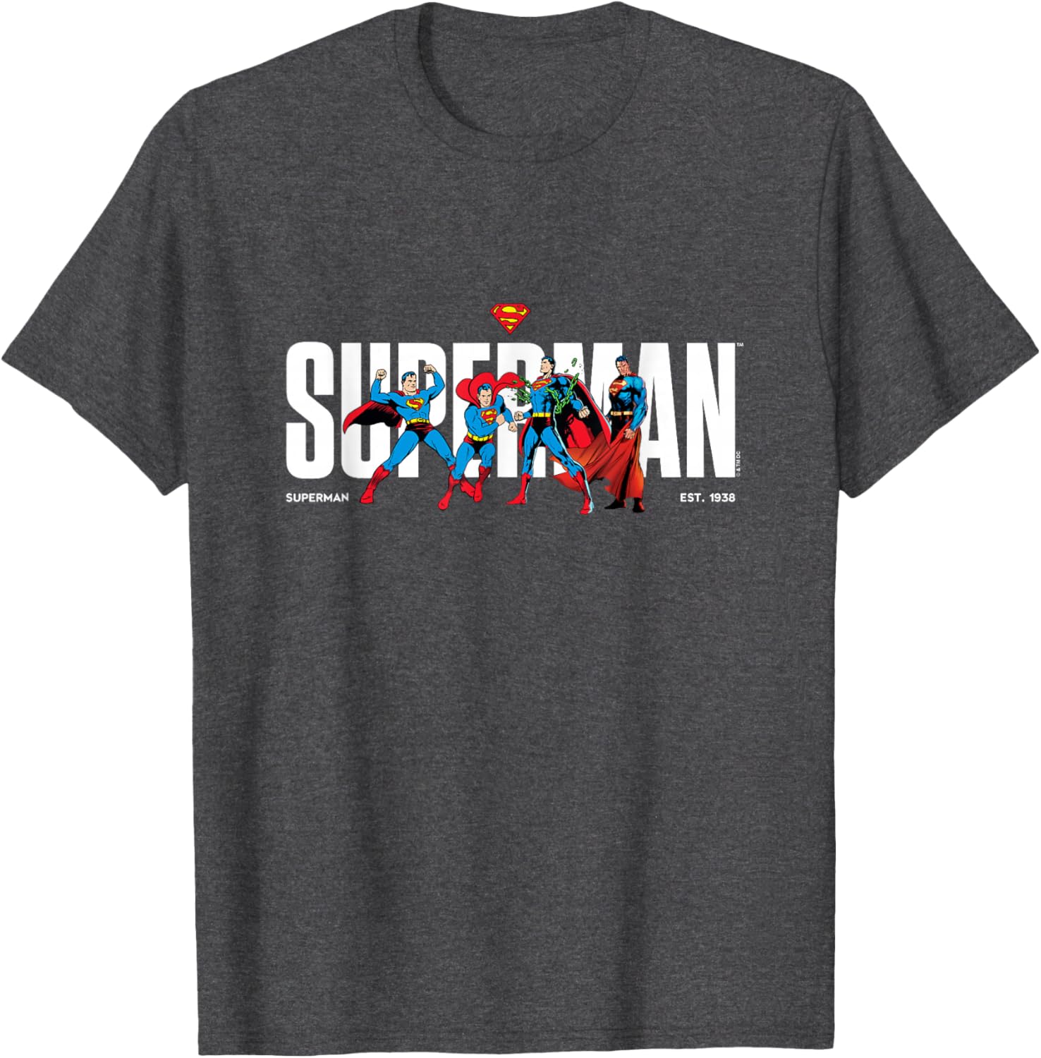 Superman T-Shirt Celebrating DC Comics History Since 1938 for Fans - 7