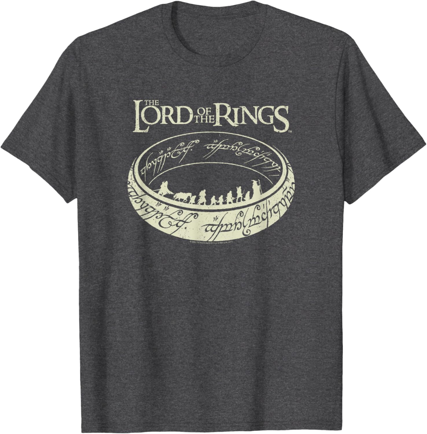 The Lord of the Rings Journey Ring Graphic T-Shirt for Fans - 9