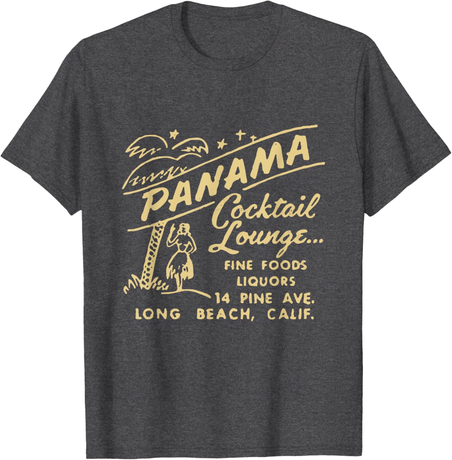 Panama Cocktail Lounge Unisex T-Shirt for Men and Women in Long Beach CA - 19