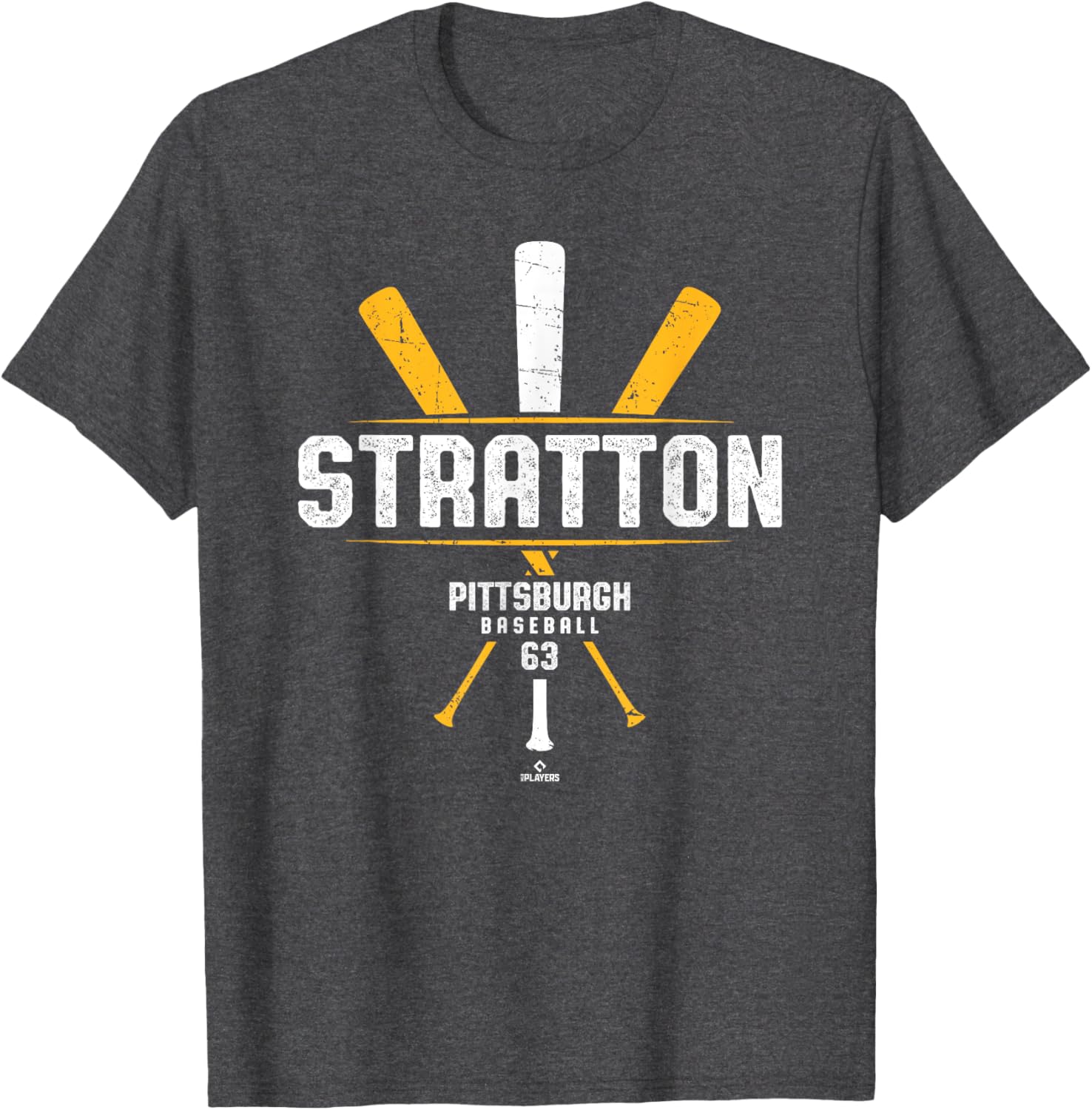 Vintage Pittsburgh Baseball Bat Gameday Hunter Stratton T-Shirt for Fans - 2