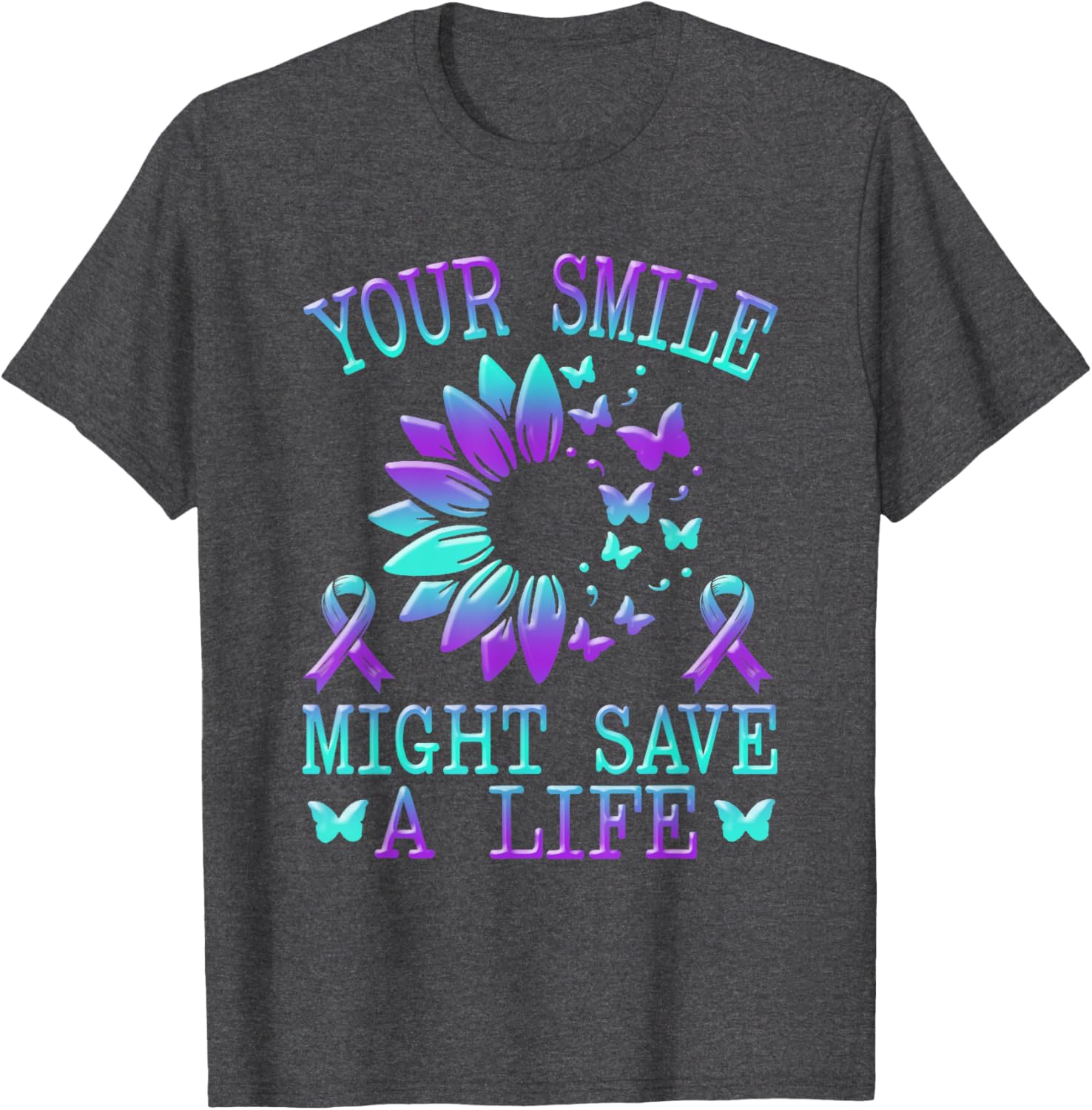 Suicide Awareness T-Shirt for Survivor Month - Support Mental Health - 5