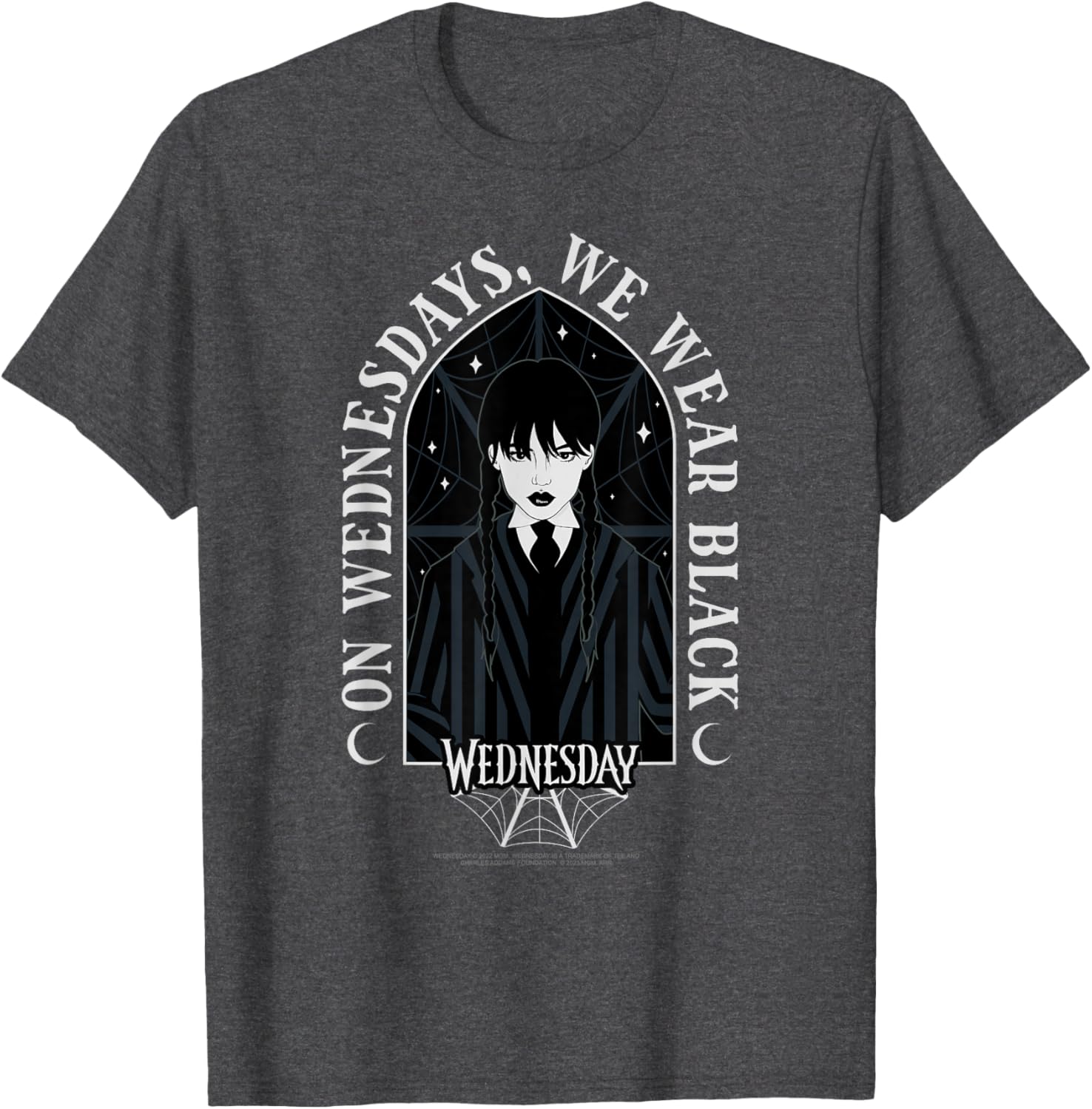 Wednesday On Wednesdays We Wear Black Goth T-Shirt for Stylish Looks - 12