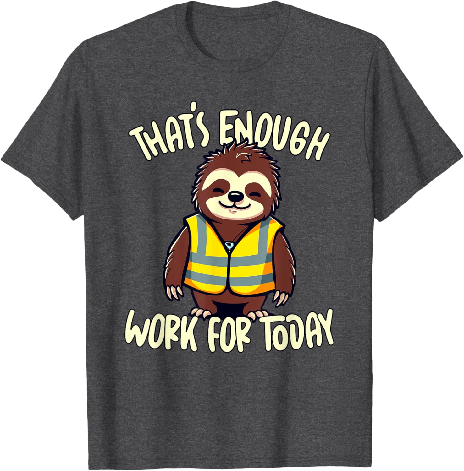 Sloth Lazy Coworker T-Shirt Perfect for a Relaxed Workday Vibes - 21