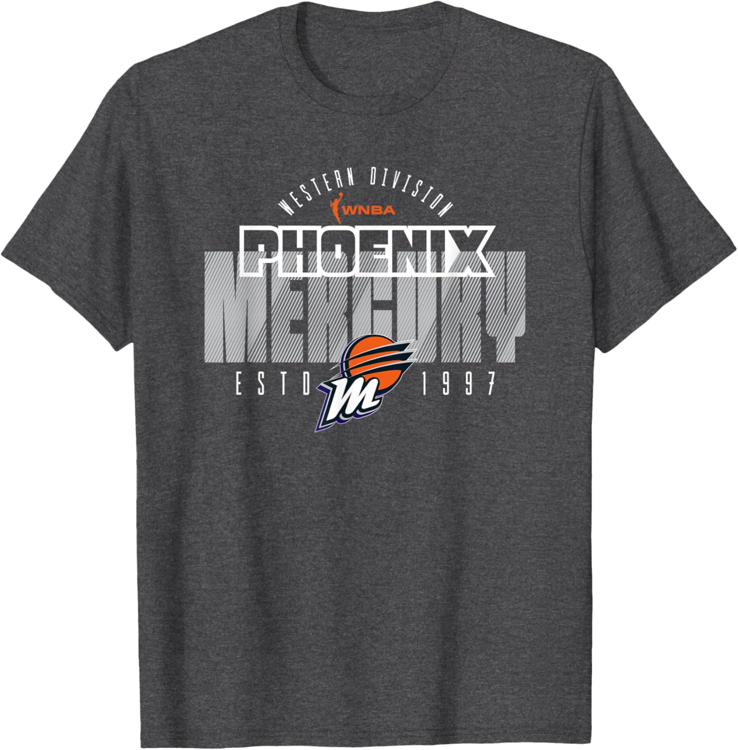 WNBA Phoenix Mercury Block City T-Shirt - Perfect for Sports Fans - 2