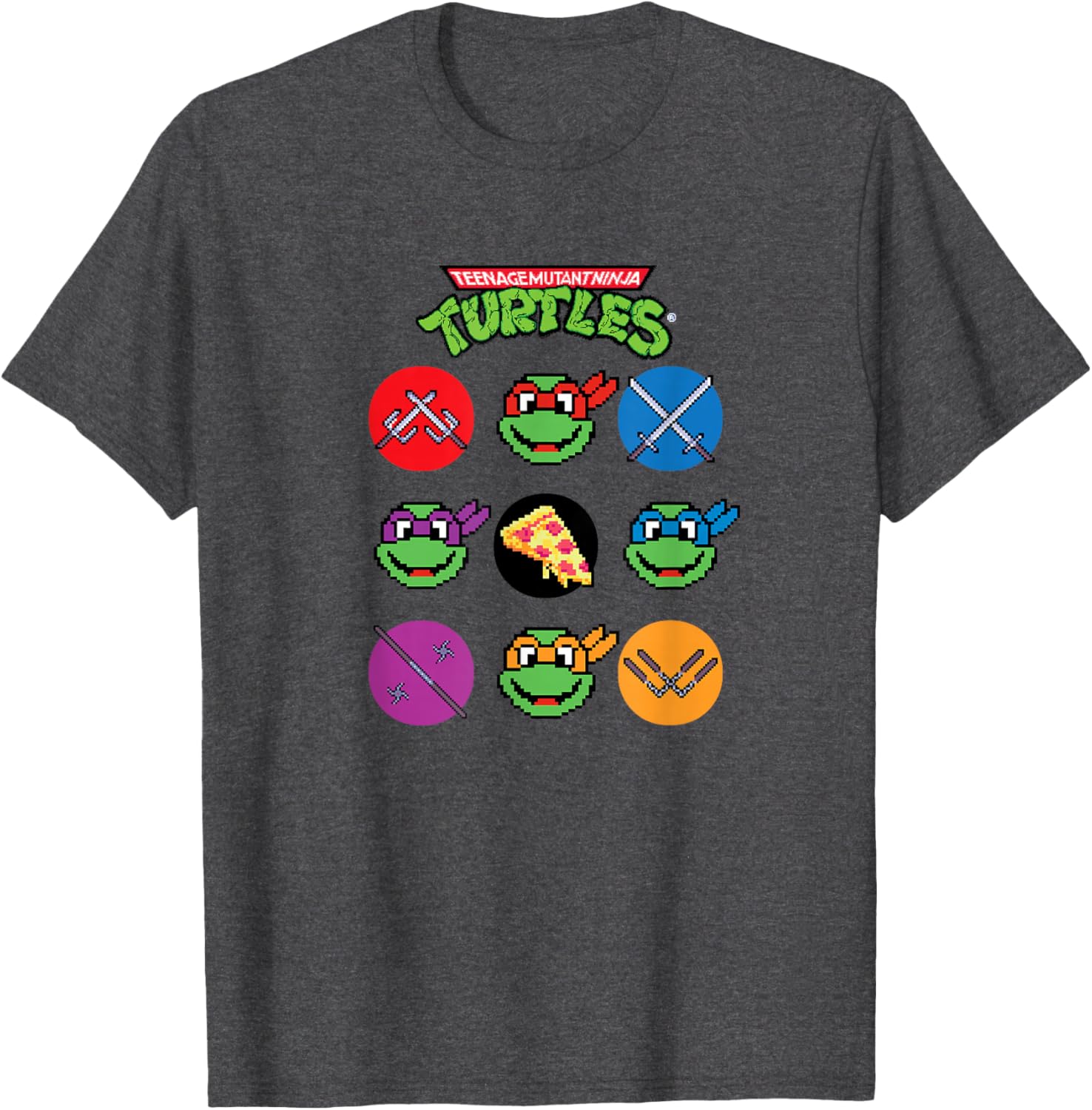 Teenage Mutant Ninja Turtles Grid Tee Stylish Youth Shirt for Fans - 5