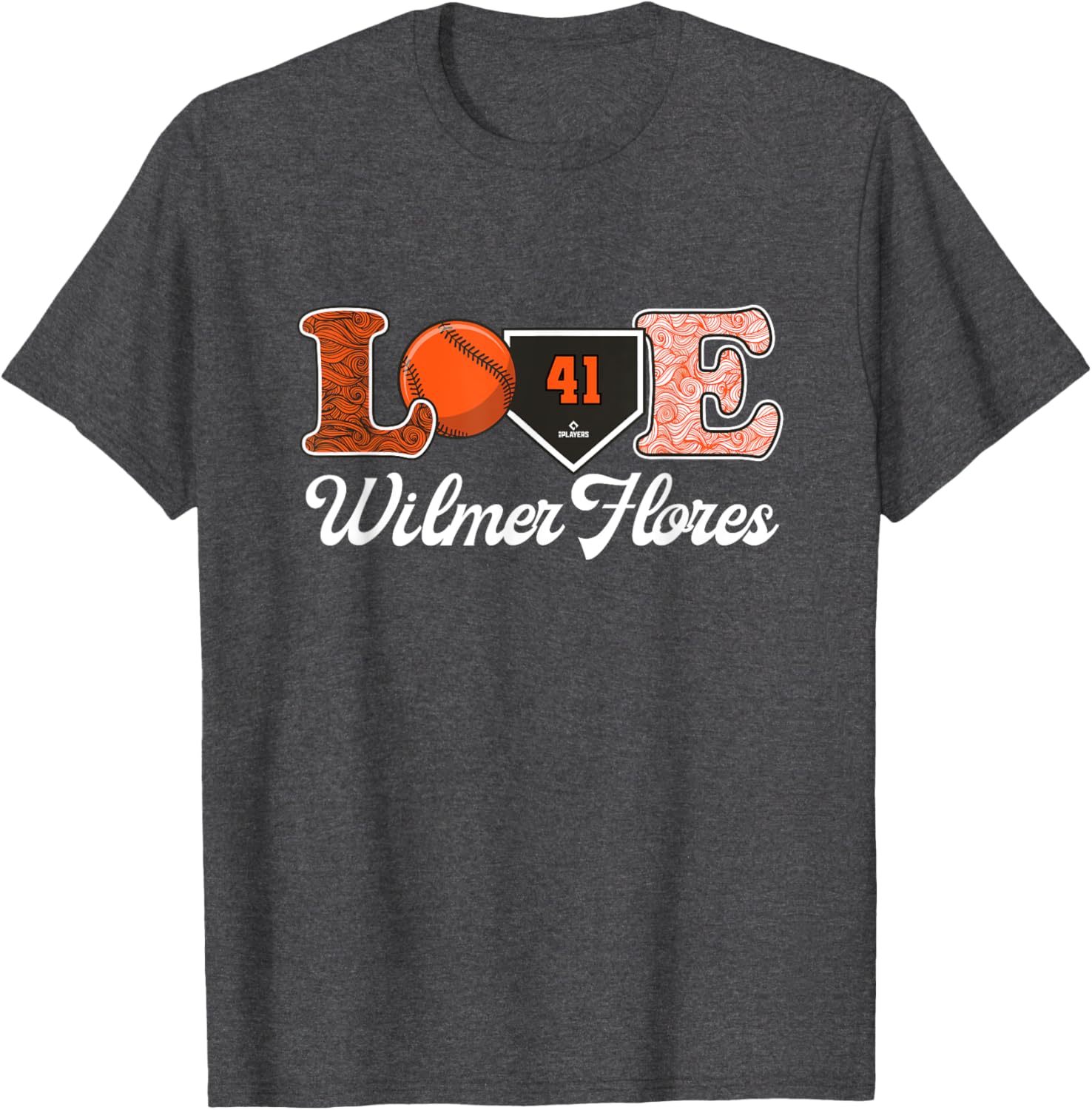 Wilmer Flores San Francisco Giants MLB T-Shirt for Baseball Fans - 1