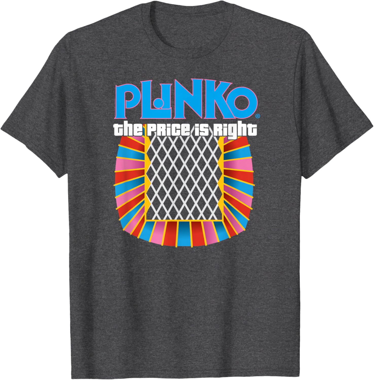 Price is Right Unisex Adults Black Plinko T-Shirt for Fun Game Lovers - 3