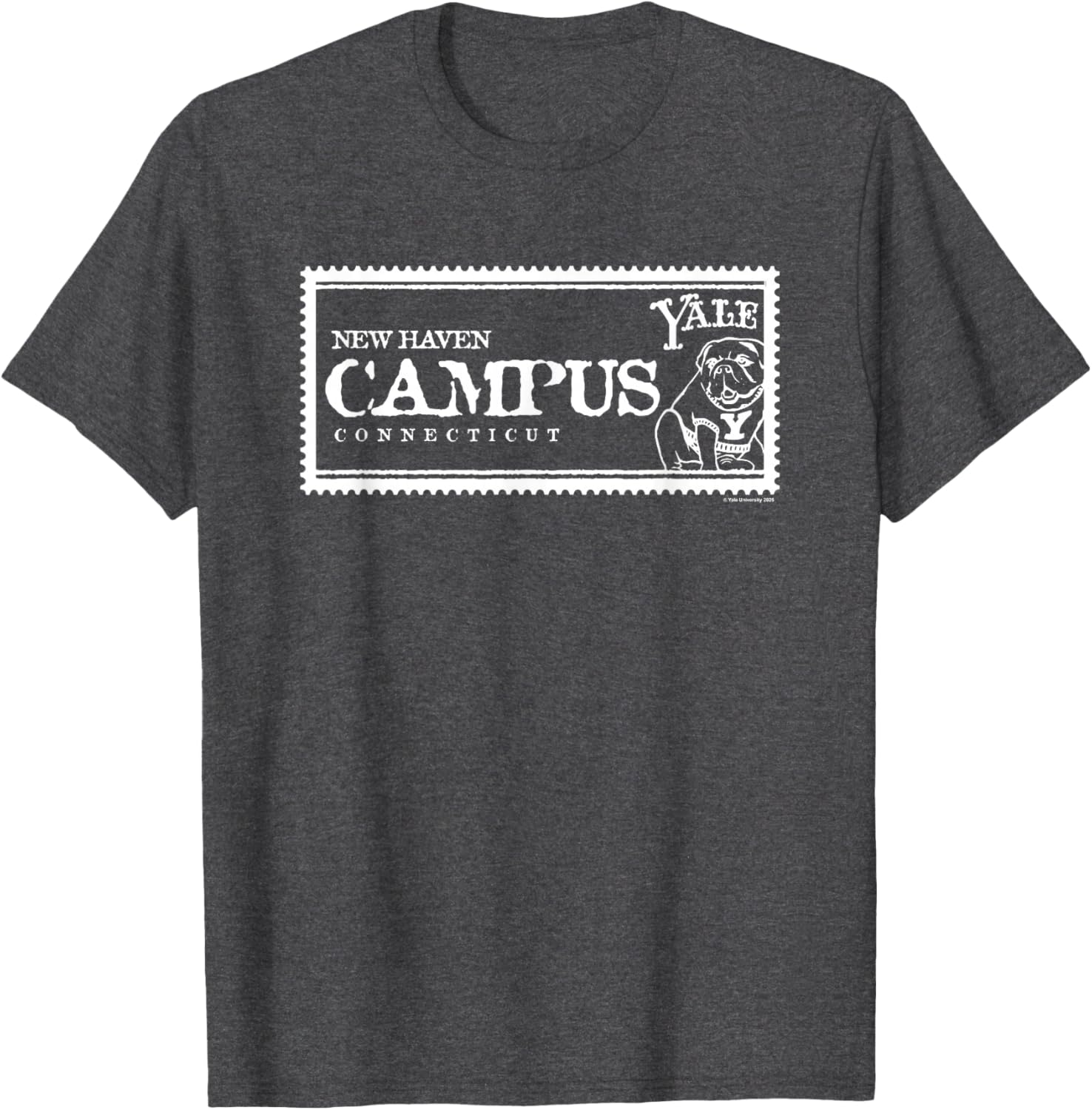 Yale University Campus Stamp T-Shirt - Stylish Apparel for Fans - 1