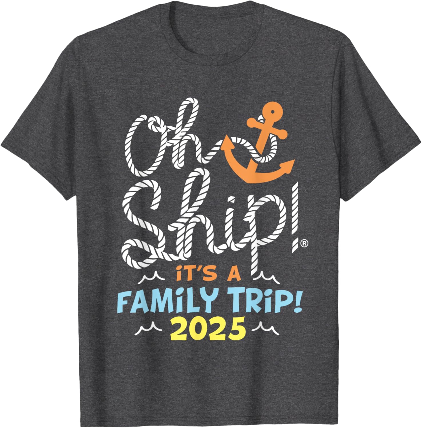 Oh Ship It's a Family Trip 2025 Matching Cruise T-Shirt for All Ages - 3