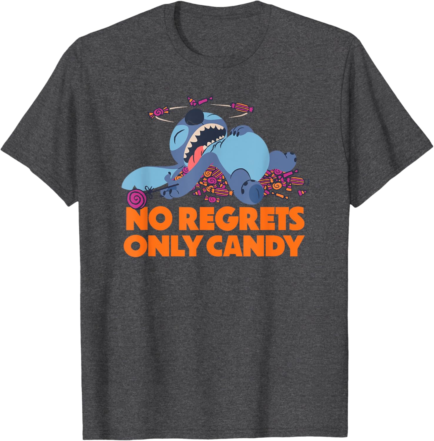Amazon Essentials Halloween No Regrets Only Candy T-Shirt for Fun Celebrations - 1