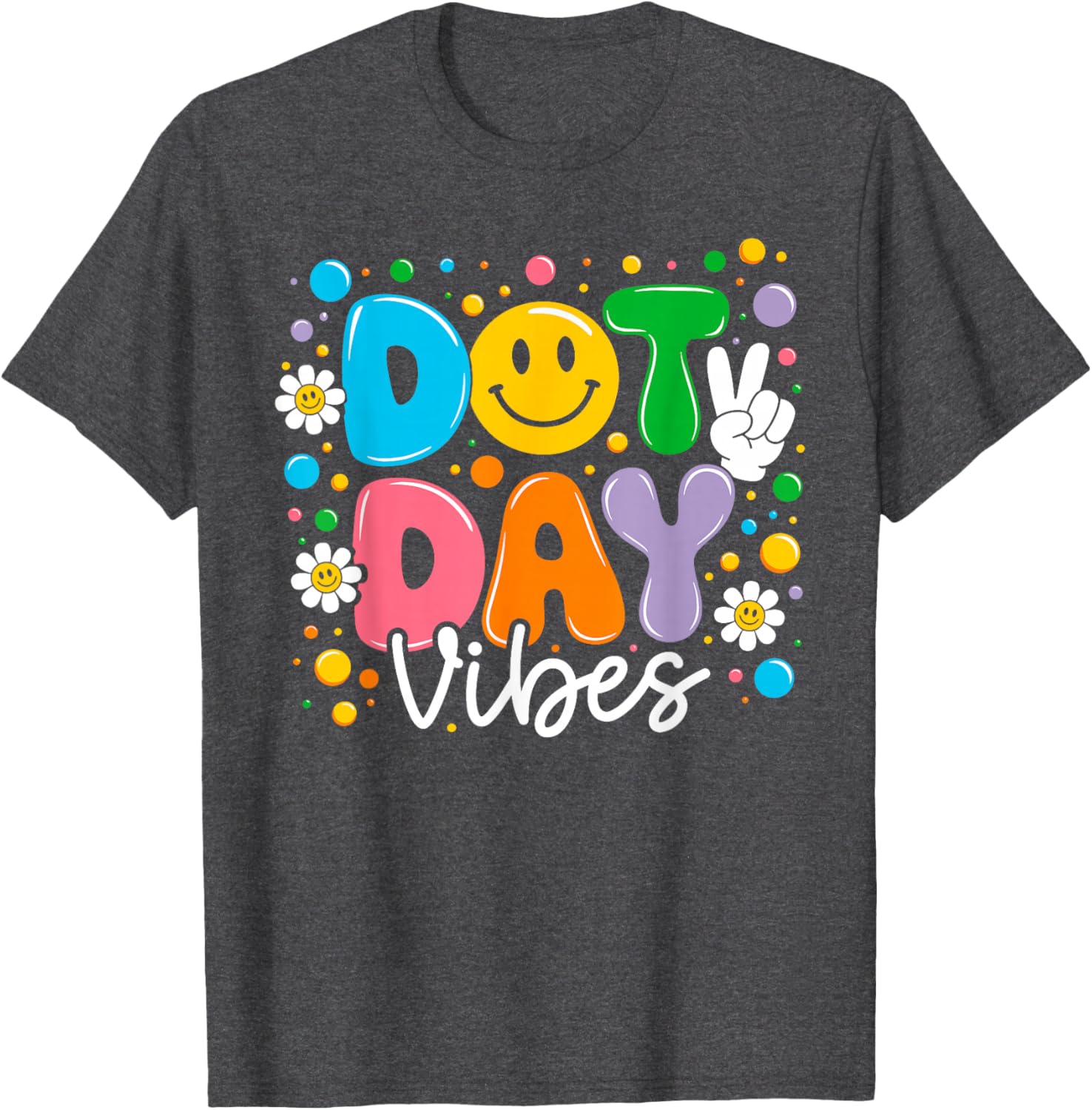 Happy Dot Day 2025 Colorful Polka Dot T-Shirt for Kids and Teachers - 16